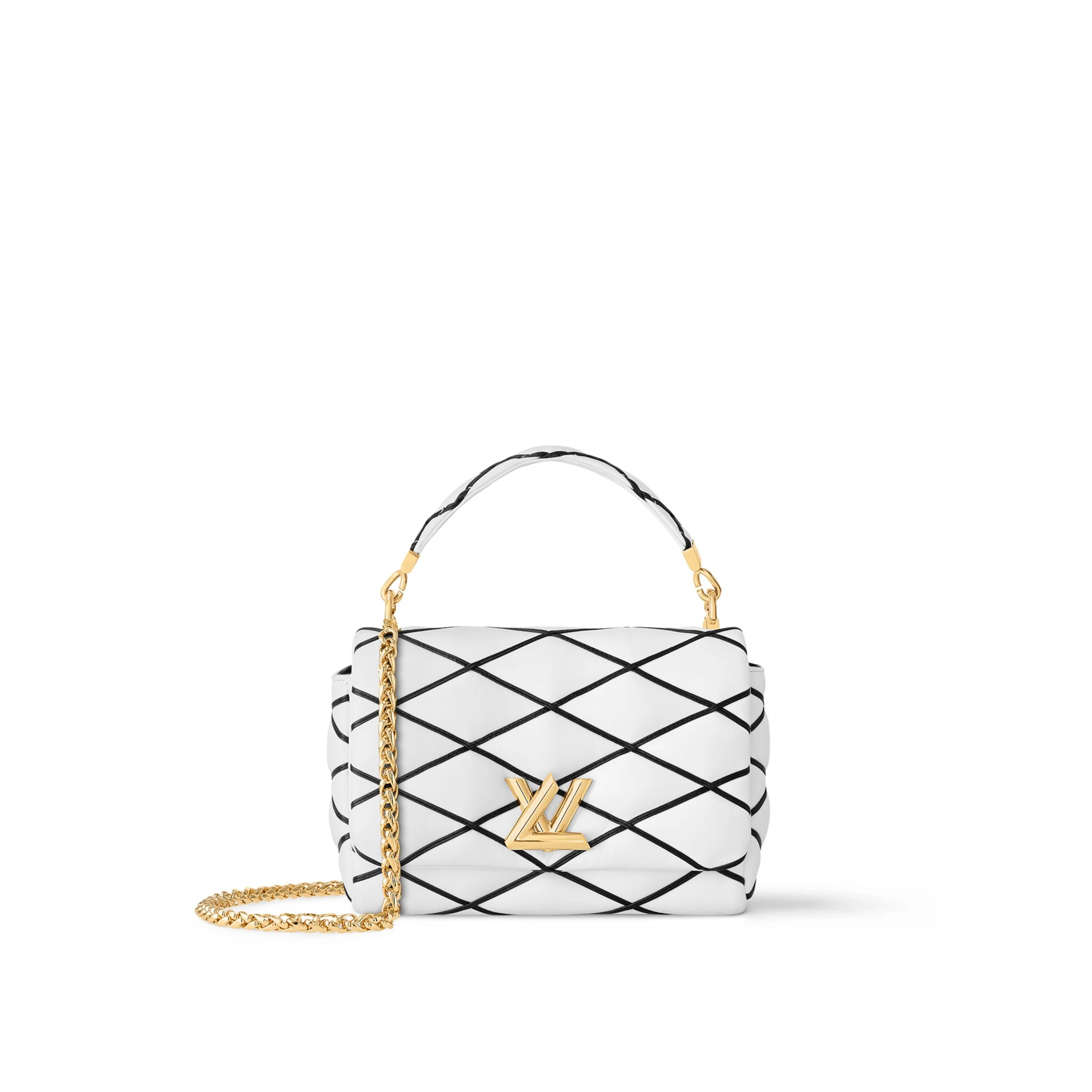 Louis Vuitton M22890 GO-14 MM White Black