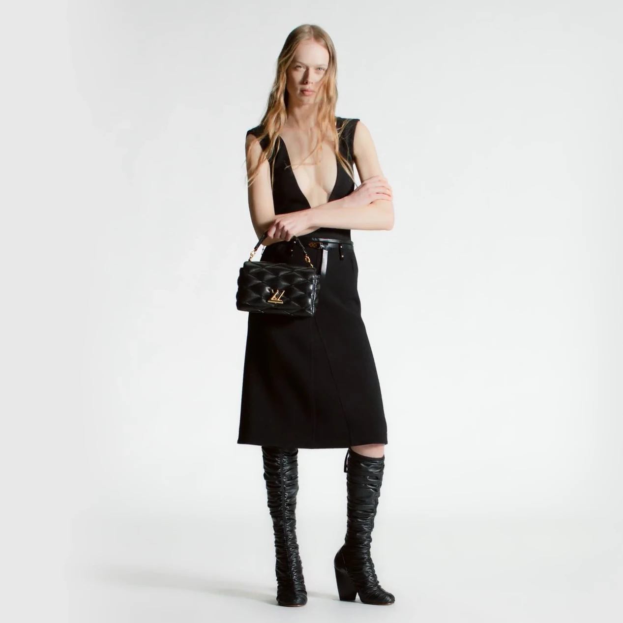 Top lv Louis Vuitton M22891 GO-14 MM Black