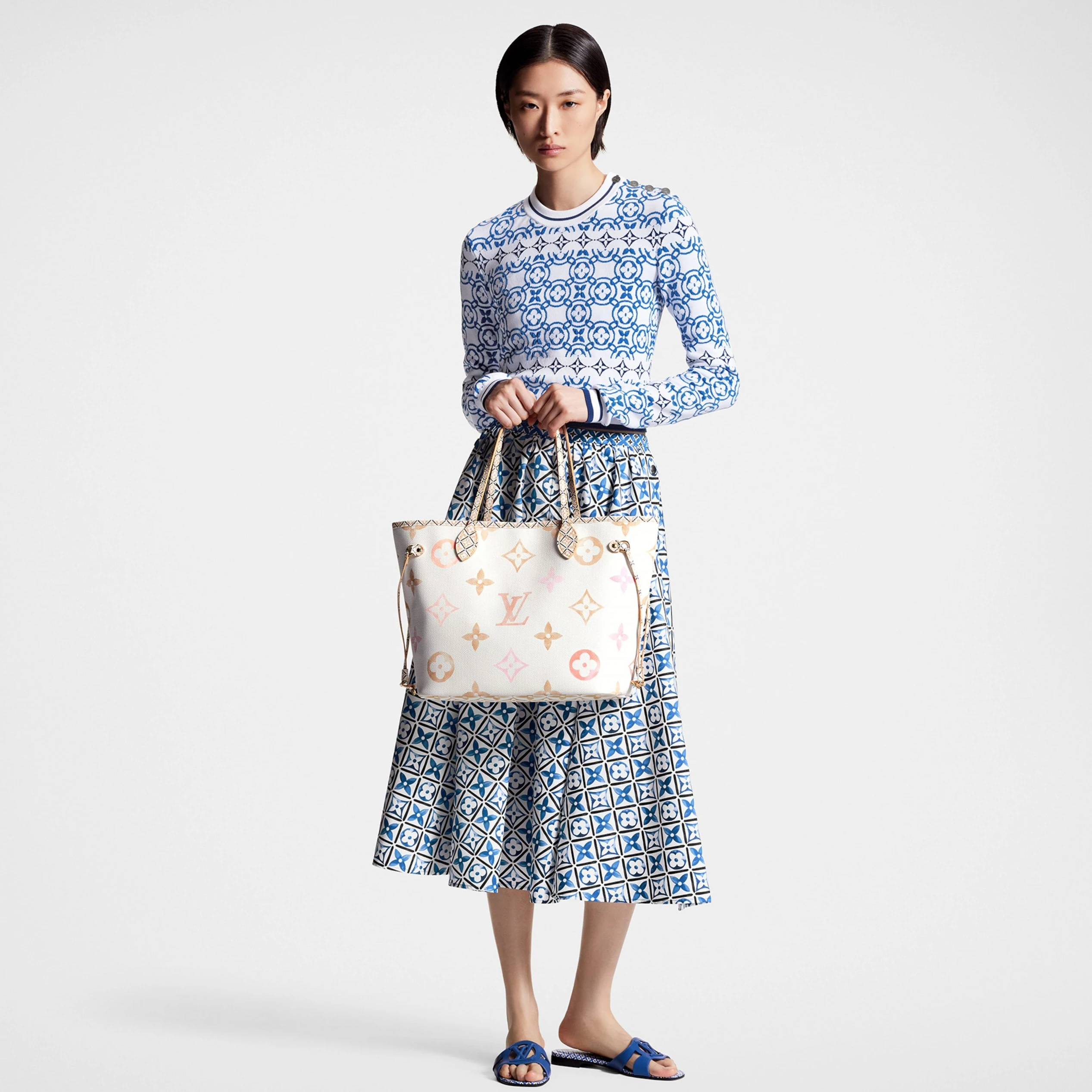 Louis vuitton locations Louis Vuitton M22978 Neverfull MM Beige Monogram