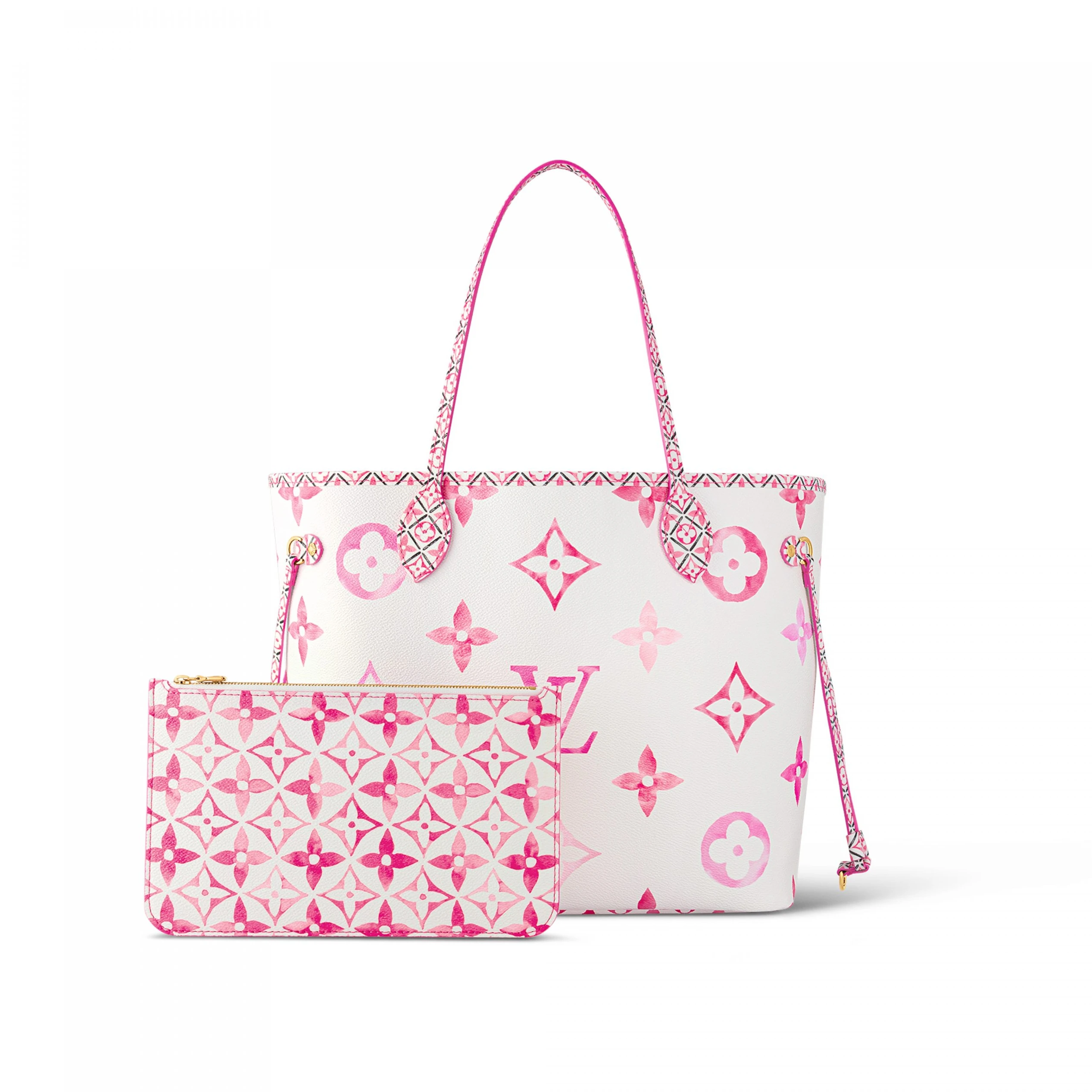 Replica bags lv Louis Vuitton M22980 Neverfull MM Pink Monogram