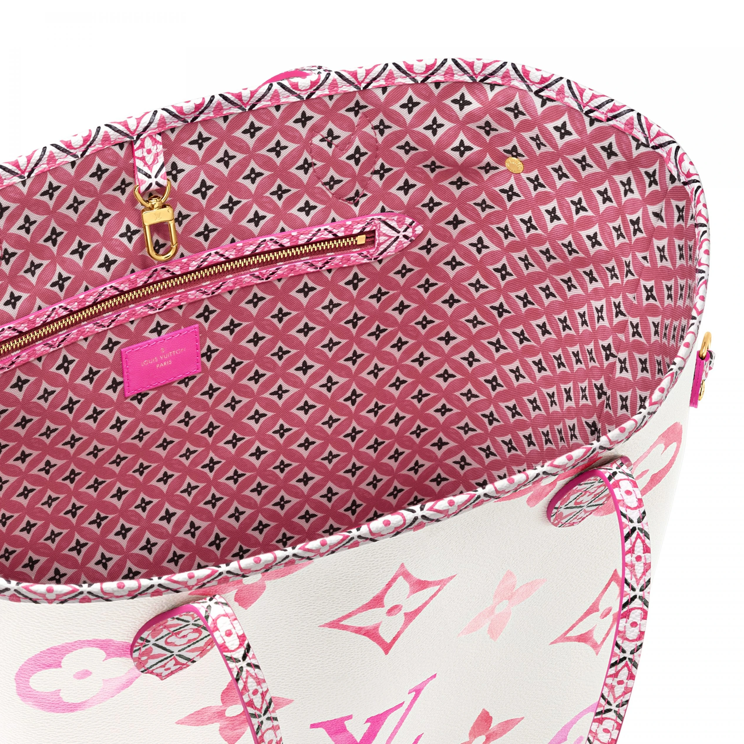 Replica bags lv Louis Vuitton M22980 Neverfull MM Pink Monogram