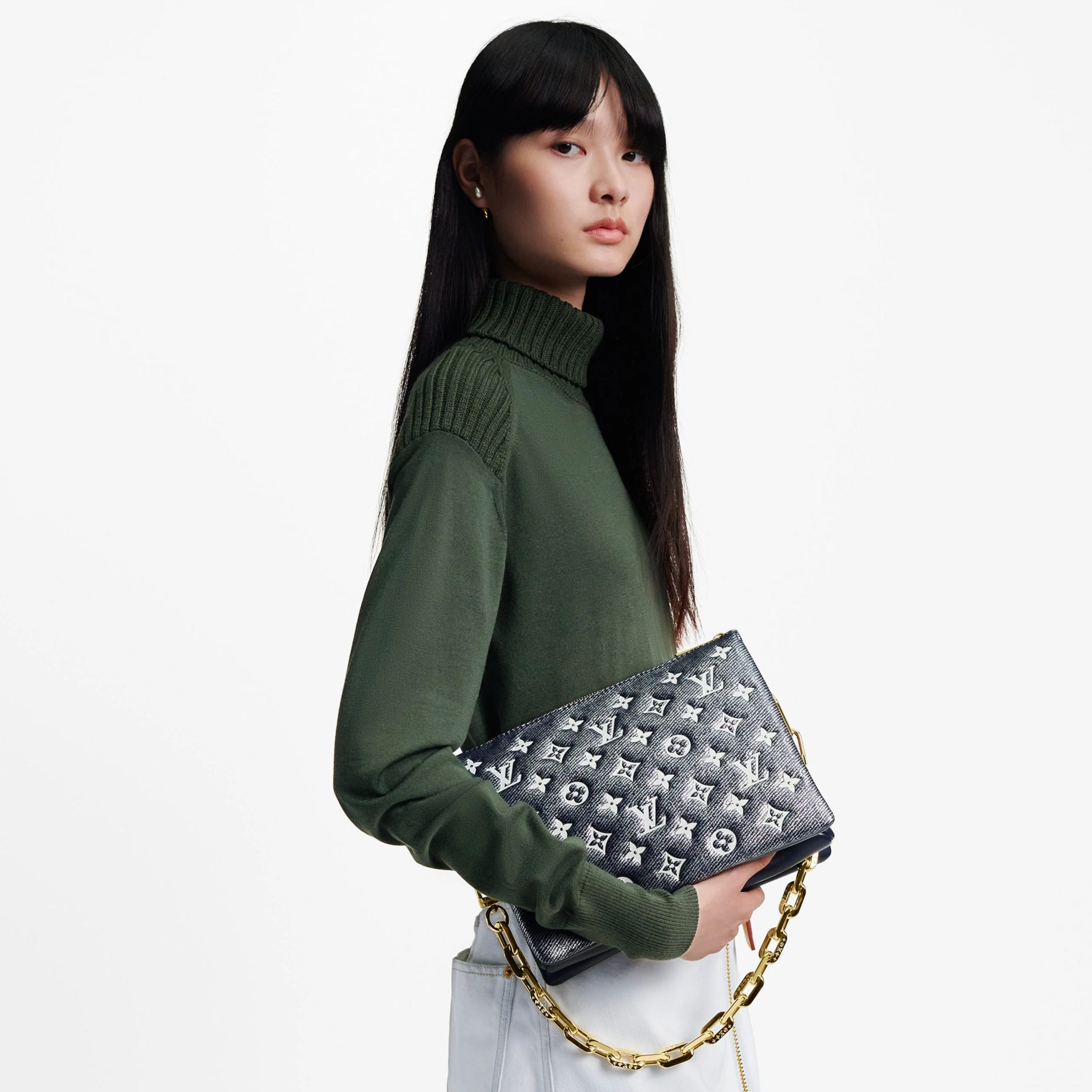 Replica bag Louis Vuitton M23071 Coussin PM Blue