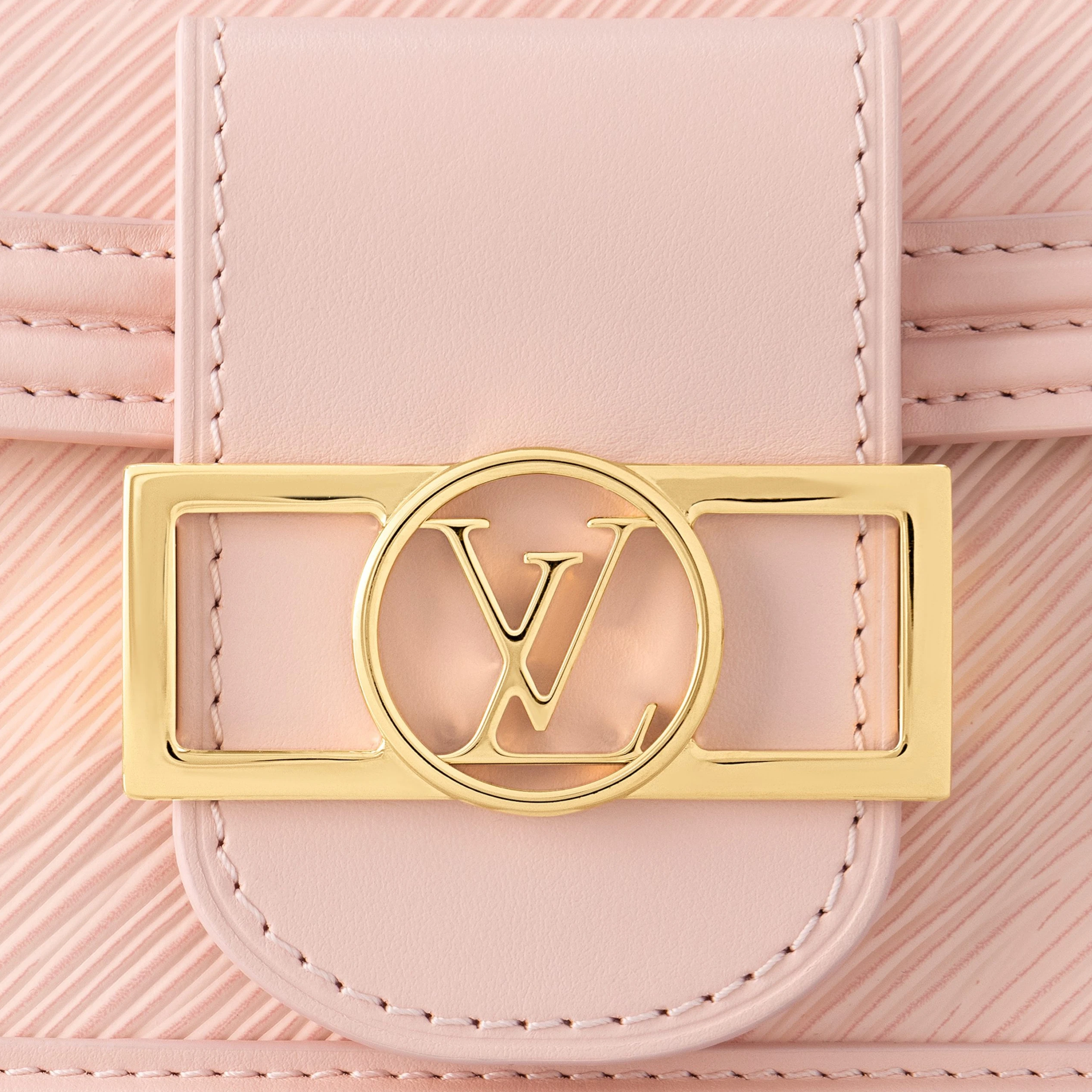 Louis vuitton locations Louis Vuitton M23558 Mini Dauphine Rose Epi leather