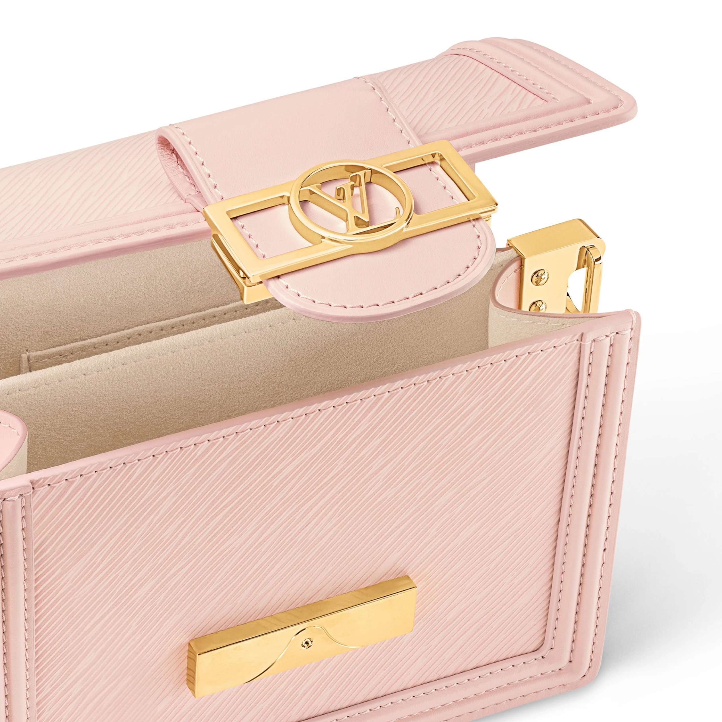 Louis vuitton locations Louis Vuitton M23558 Mini Dauphine Rose Epi leather