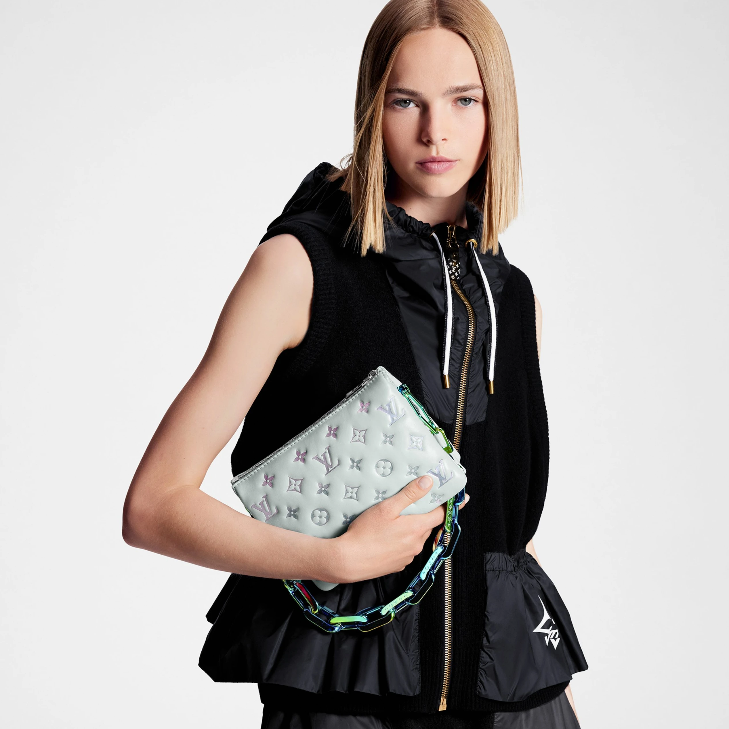 Top lv Louis Vuitton M23617 LV SKI Coussin BB Gray