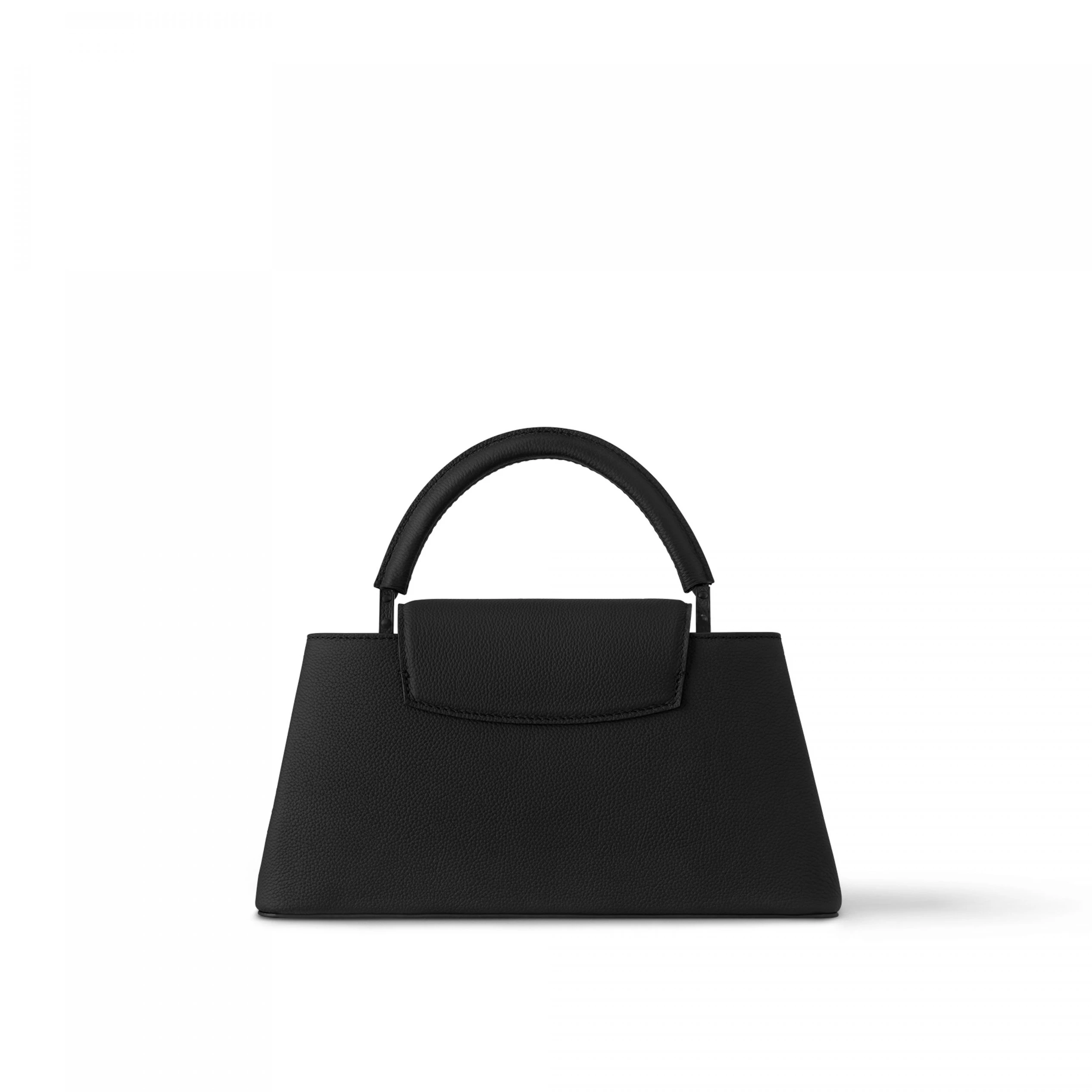 Top lv Louis Vuitton M23947 Capucines East-West MM All Black