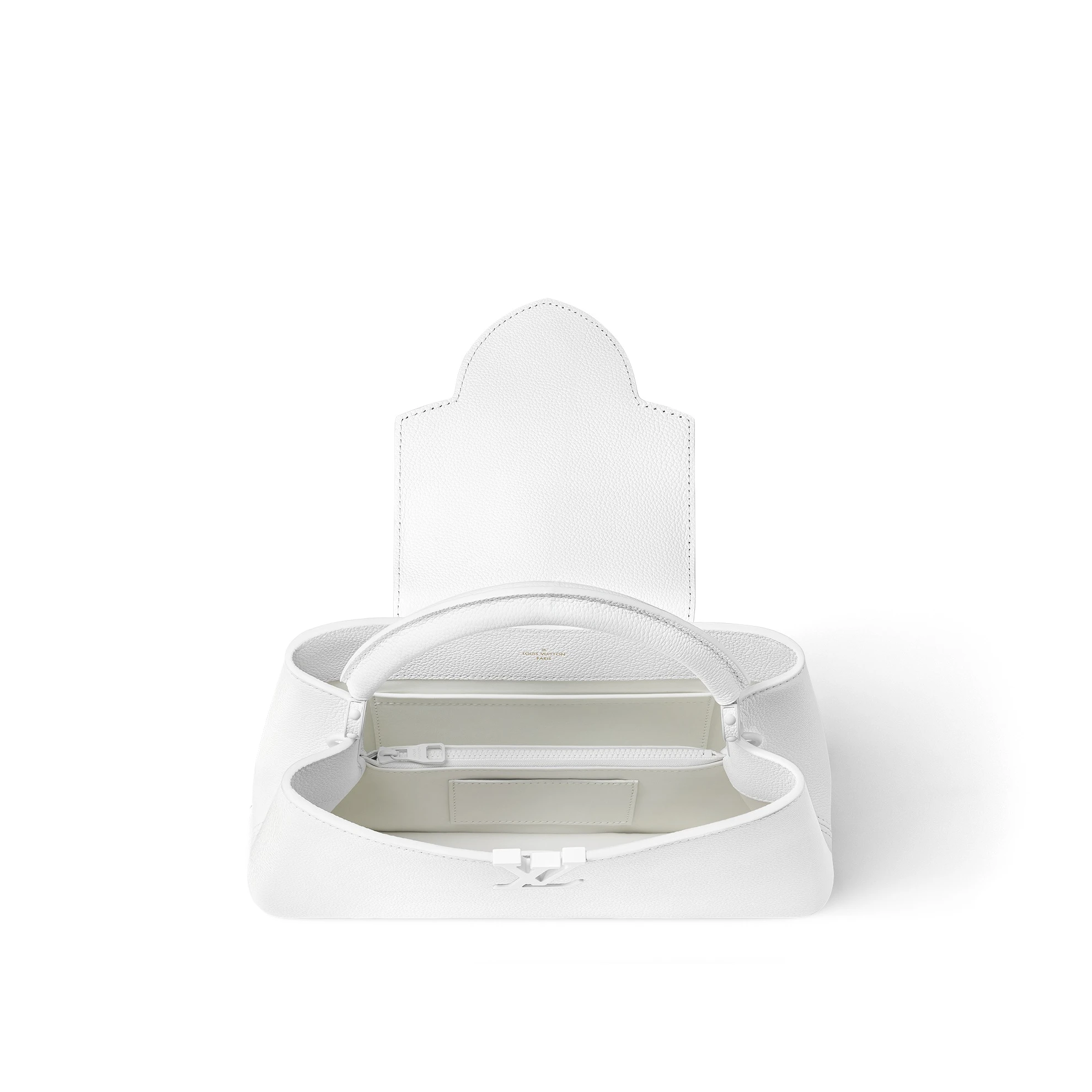 Top lv Louis Vuitton M23948 Capucines East-West MM Optic White