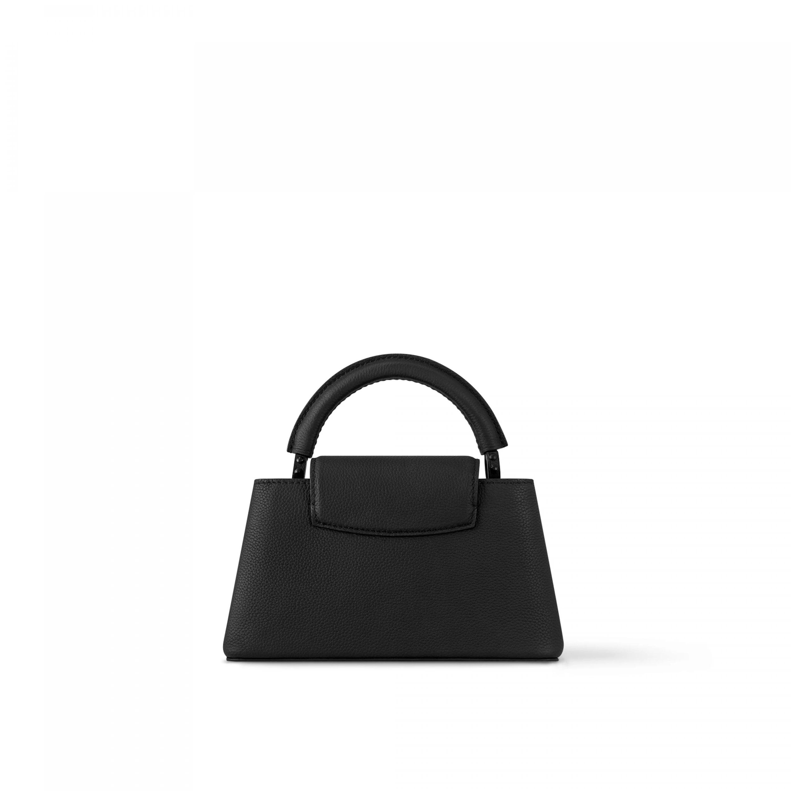 Replica bags lv Louis Vuitton M23955 Capucines East-West Mini All Black