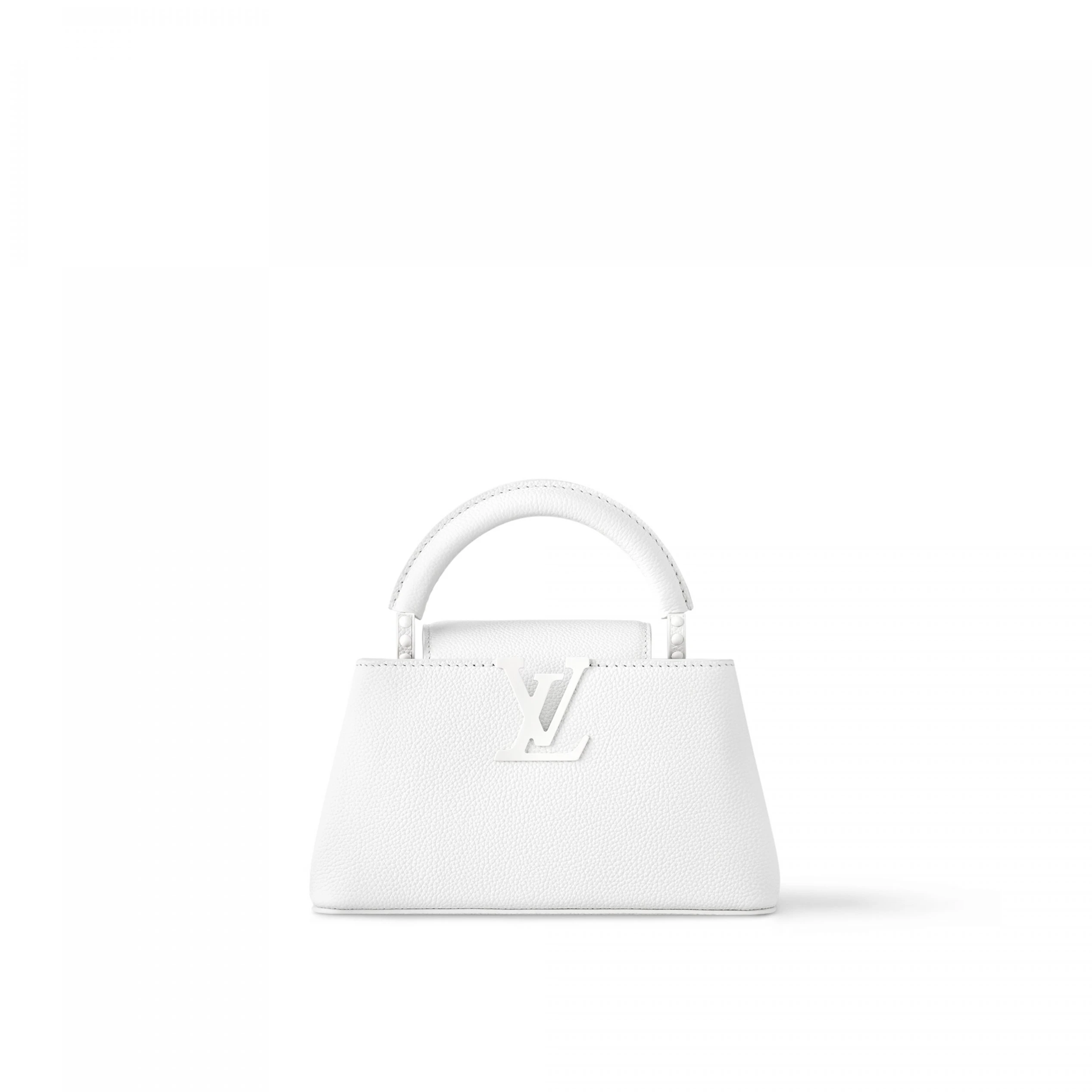 Louis Vuitton M23956 Capucines East-West Mini Optic White