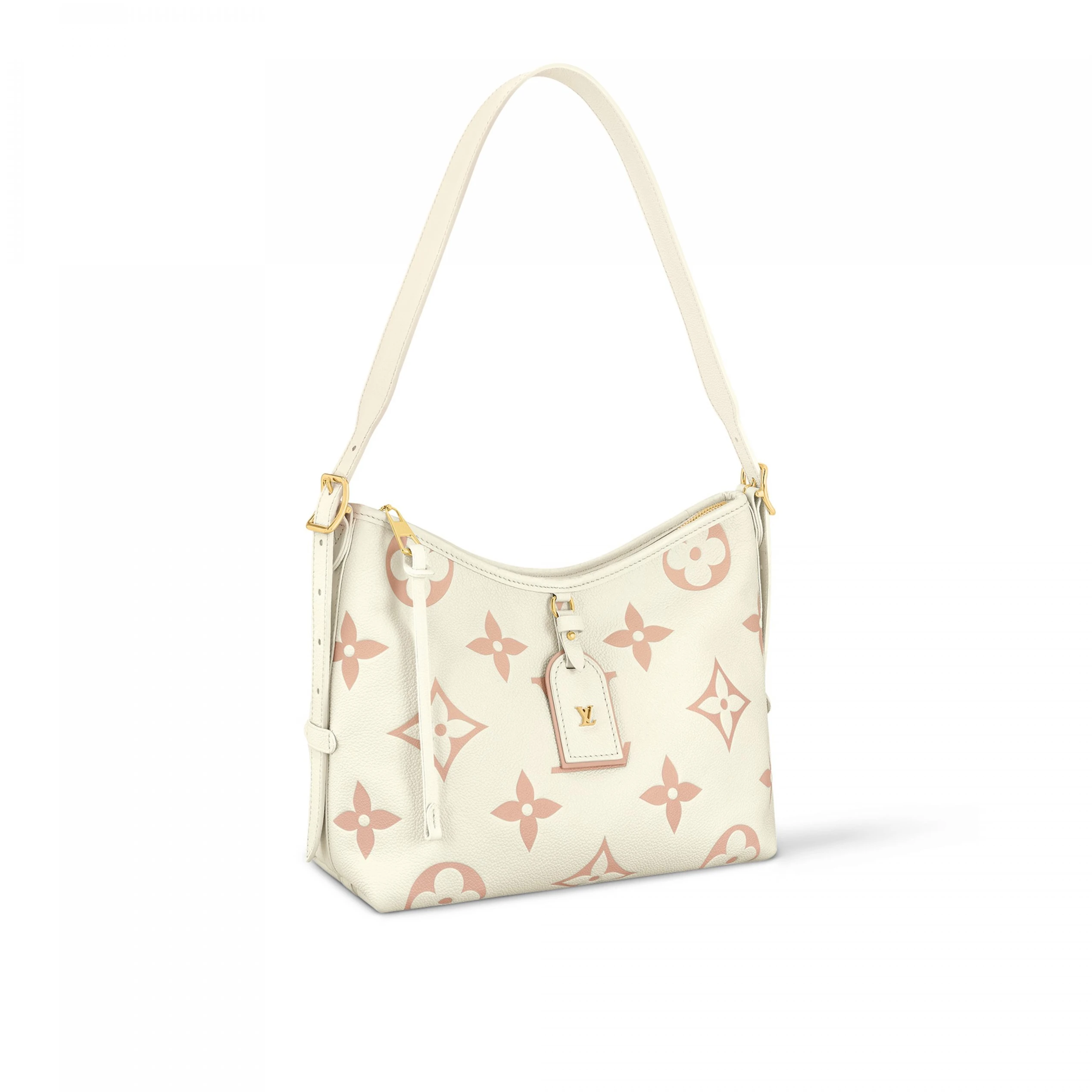 Lv belts replica Louis Vuitton M24141 CarryAll PM Latte Chamallow