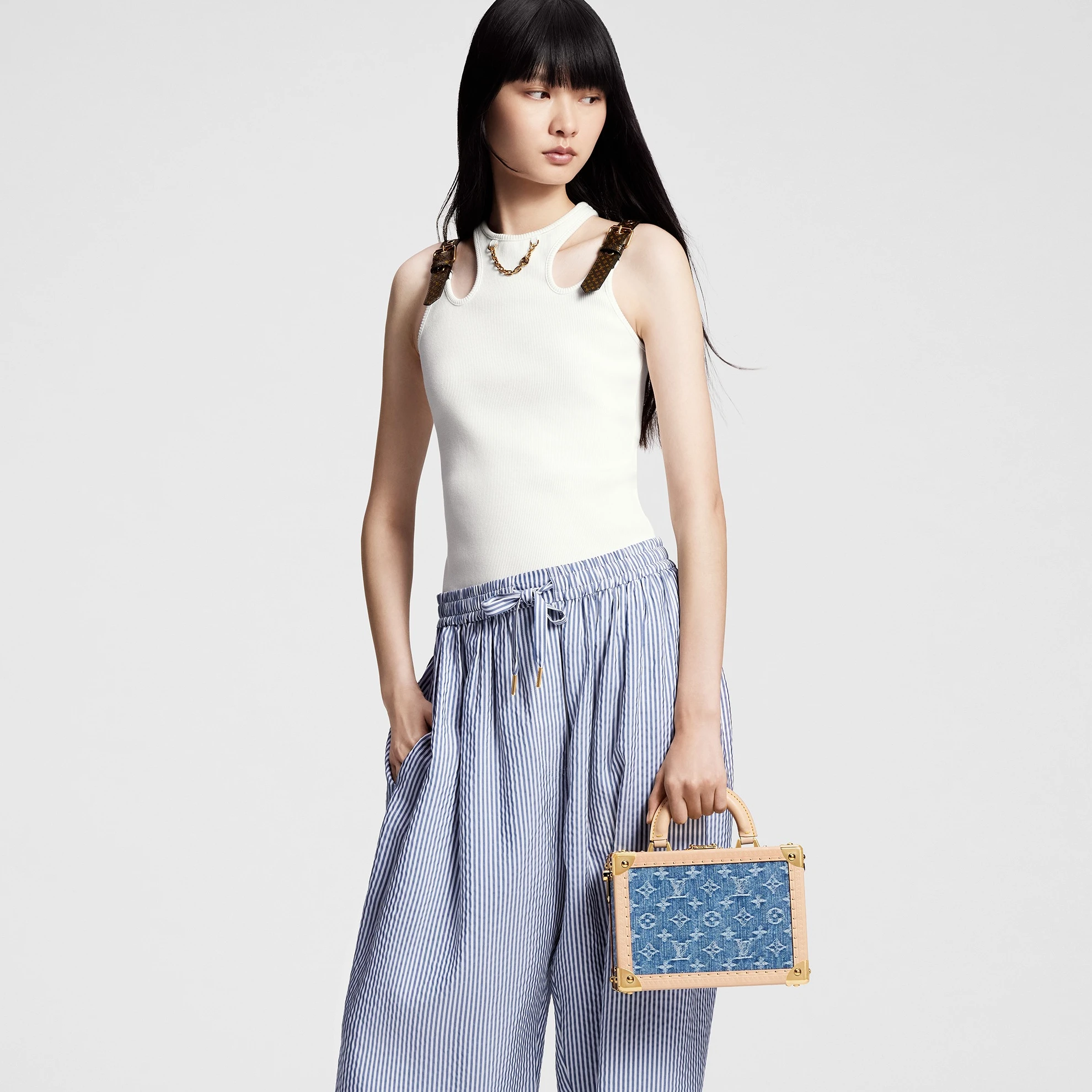 Mythick.ru Louis Vuitton M24161 Petite Valise Denim Blue