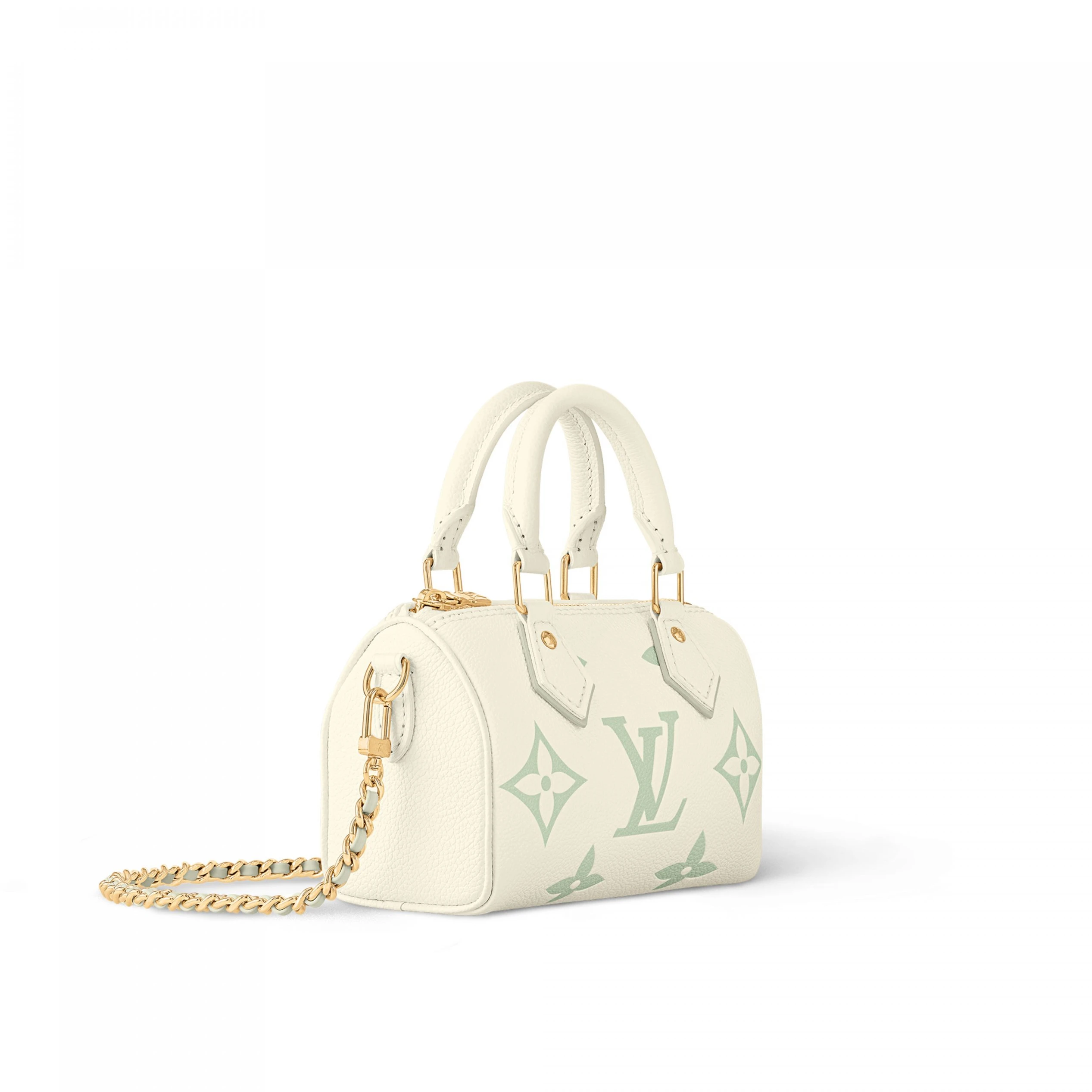 Replica bags lv Louis Vuitton M24169 Nano Speedy Matcha Green