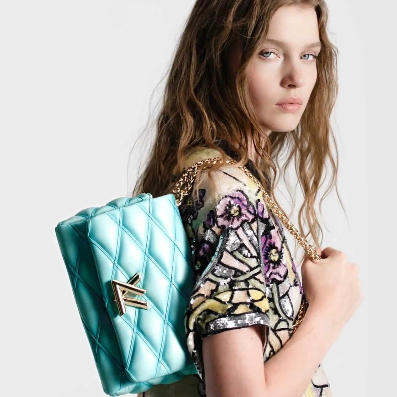 Louis vuitton locations Louis Vuitton M24185 GO-14 MM Lagoon Turquoise