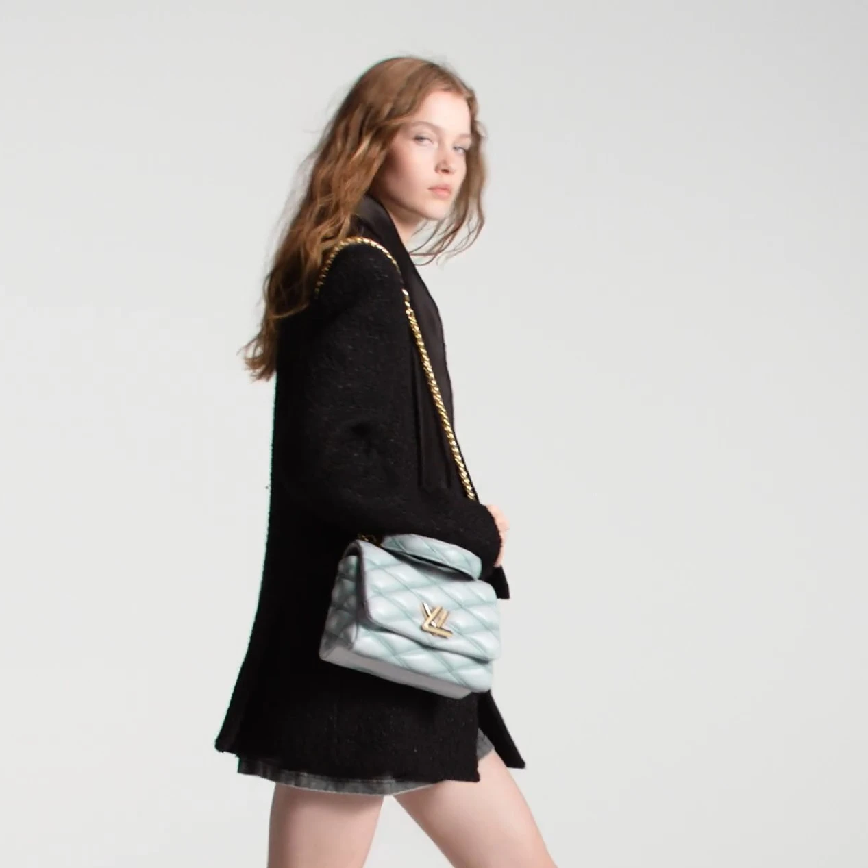 Replica bag Louis Vuitton M24186 GO-14 MM Ecume Gray