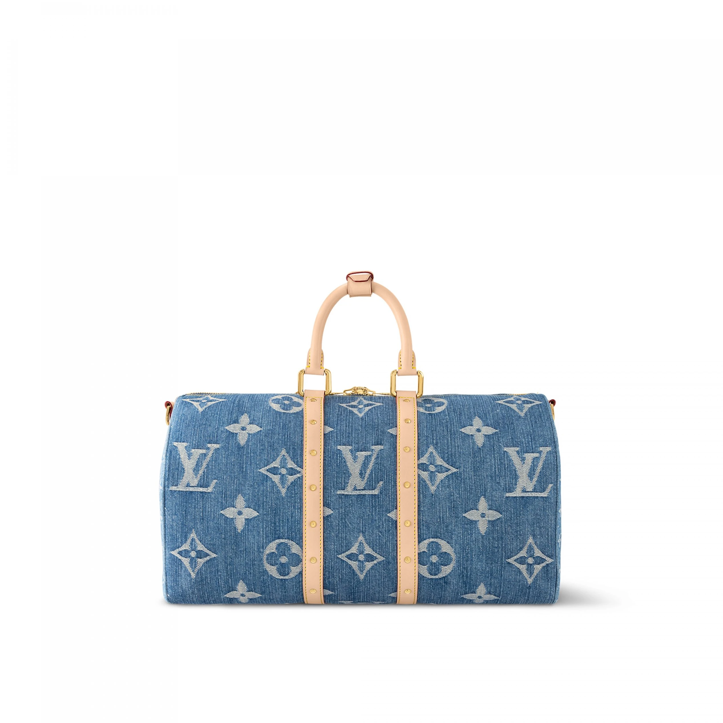 Top lv Louis Vuitton M24315 Keepall Bandoulière 45 Denim Blue