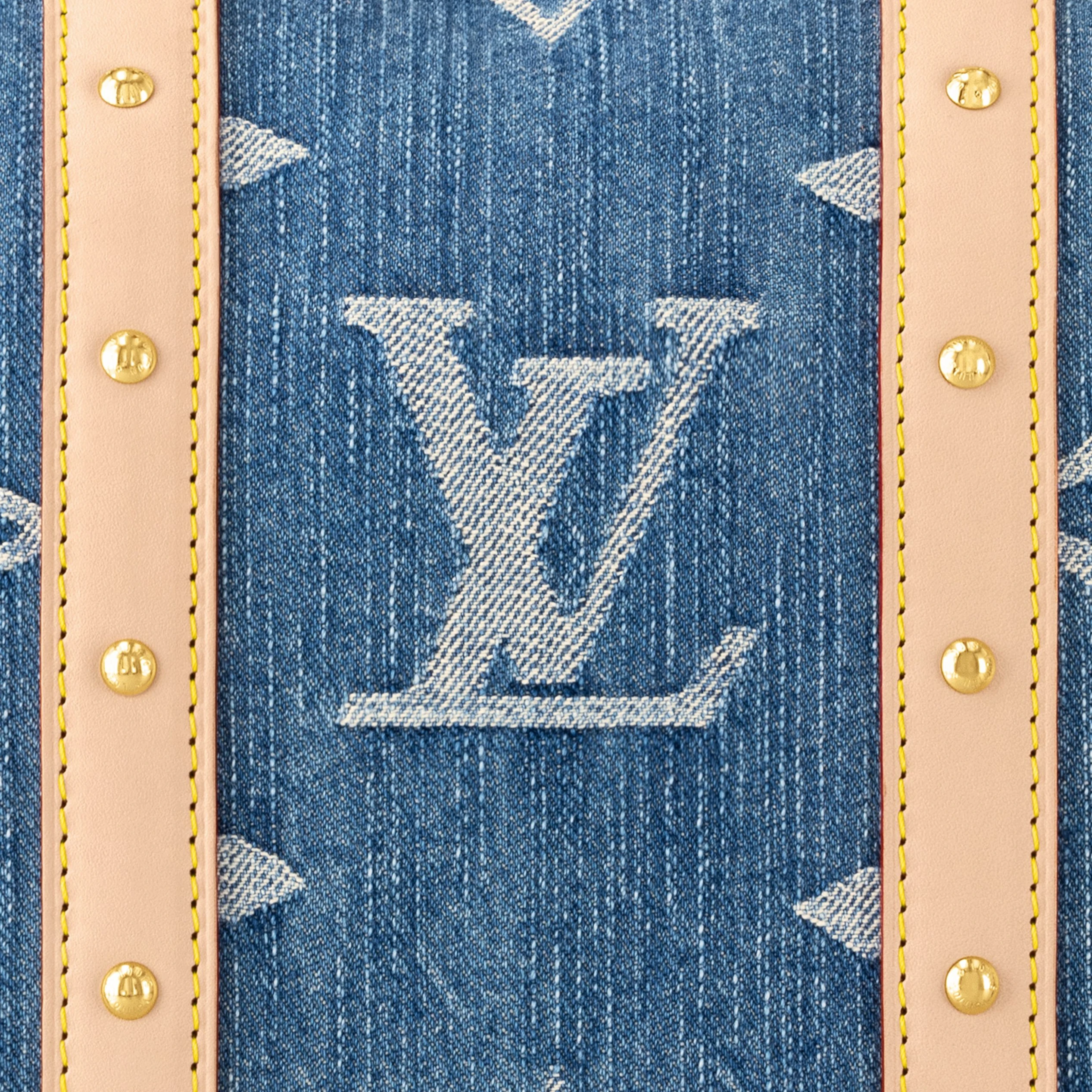 Top lv Louis Vuitton M24315 Keepall Bandoulière 45 Denim Blue