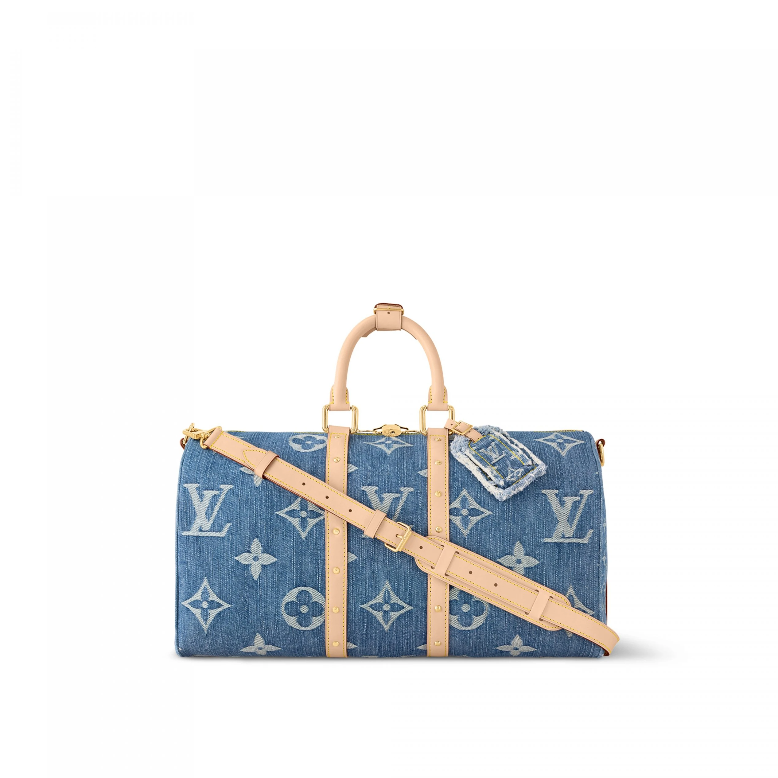 Louis Vuitton M24315 Keepall Bandoulière 45 Denim Blue