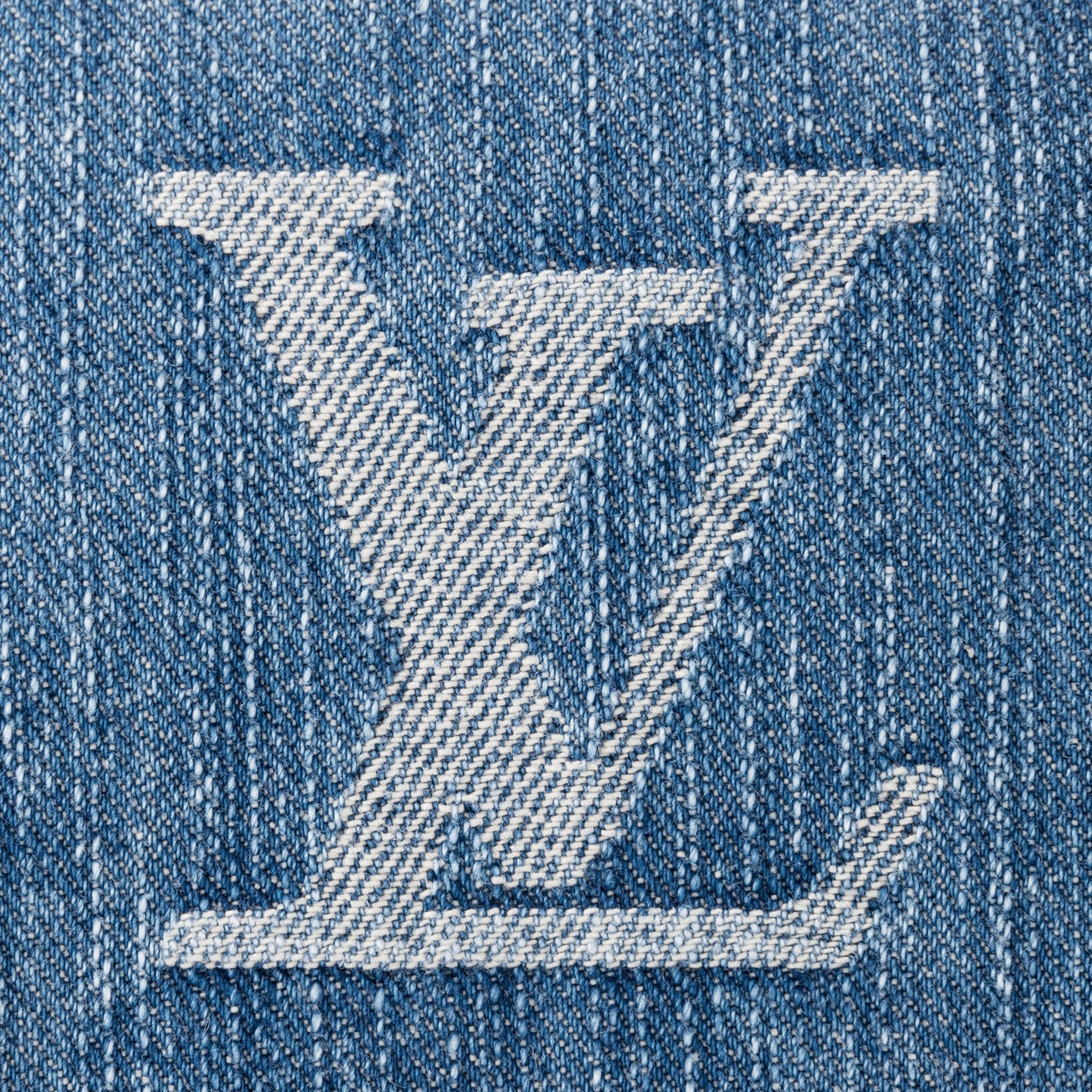 Lv belts replica Louis Vuitton M24316 Pochette Cosmétique PM Denim Blue
