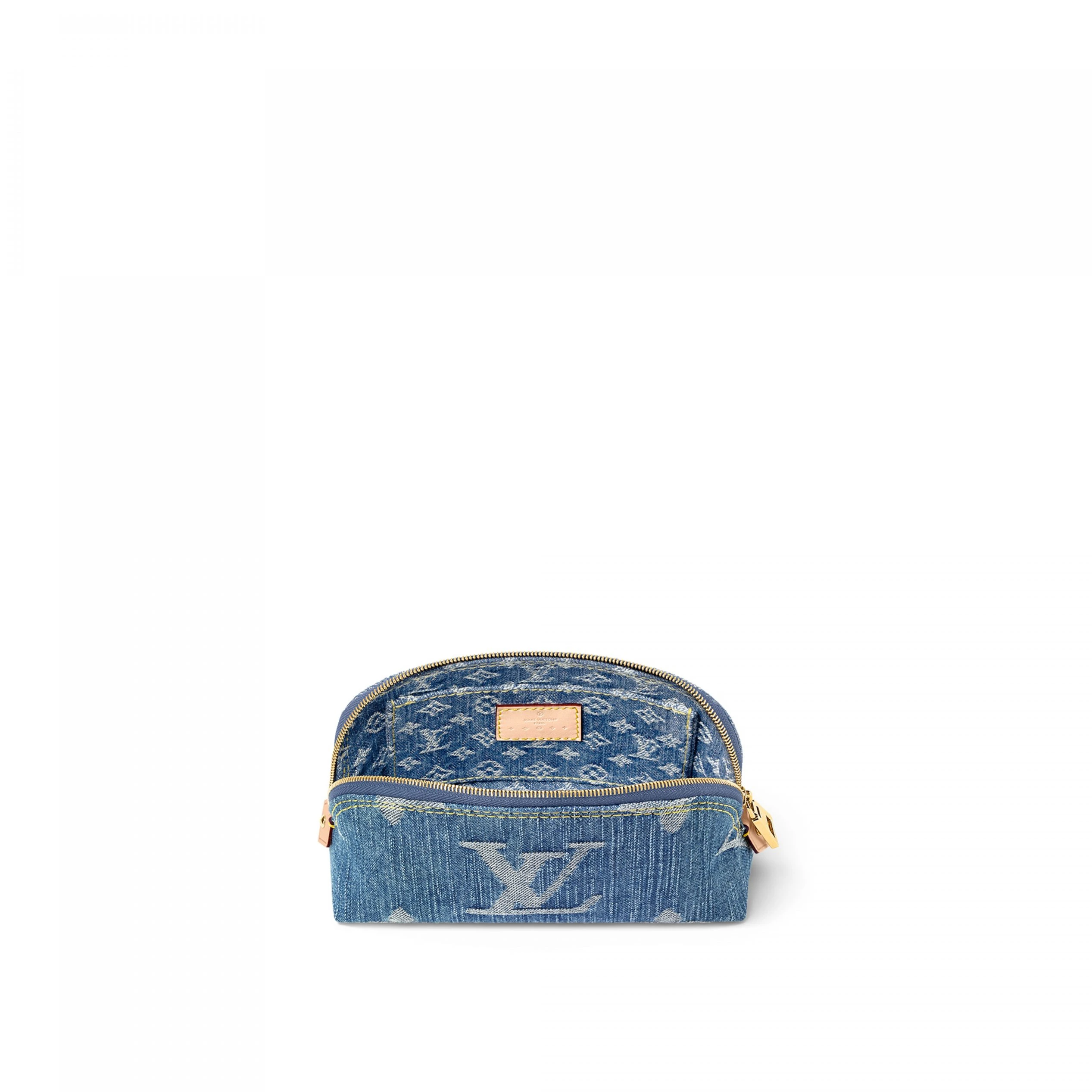 Lv belts replica Louis Vuitton M24316 Pochette Cosmétique PM Denim Blue
