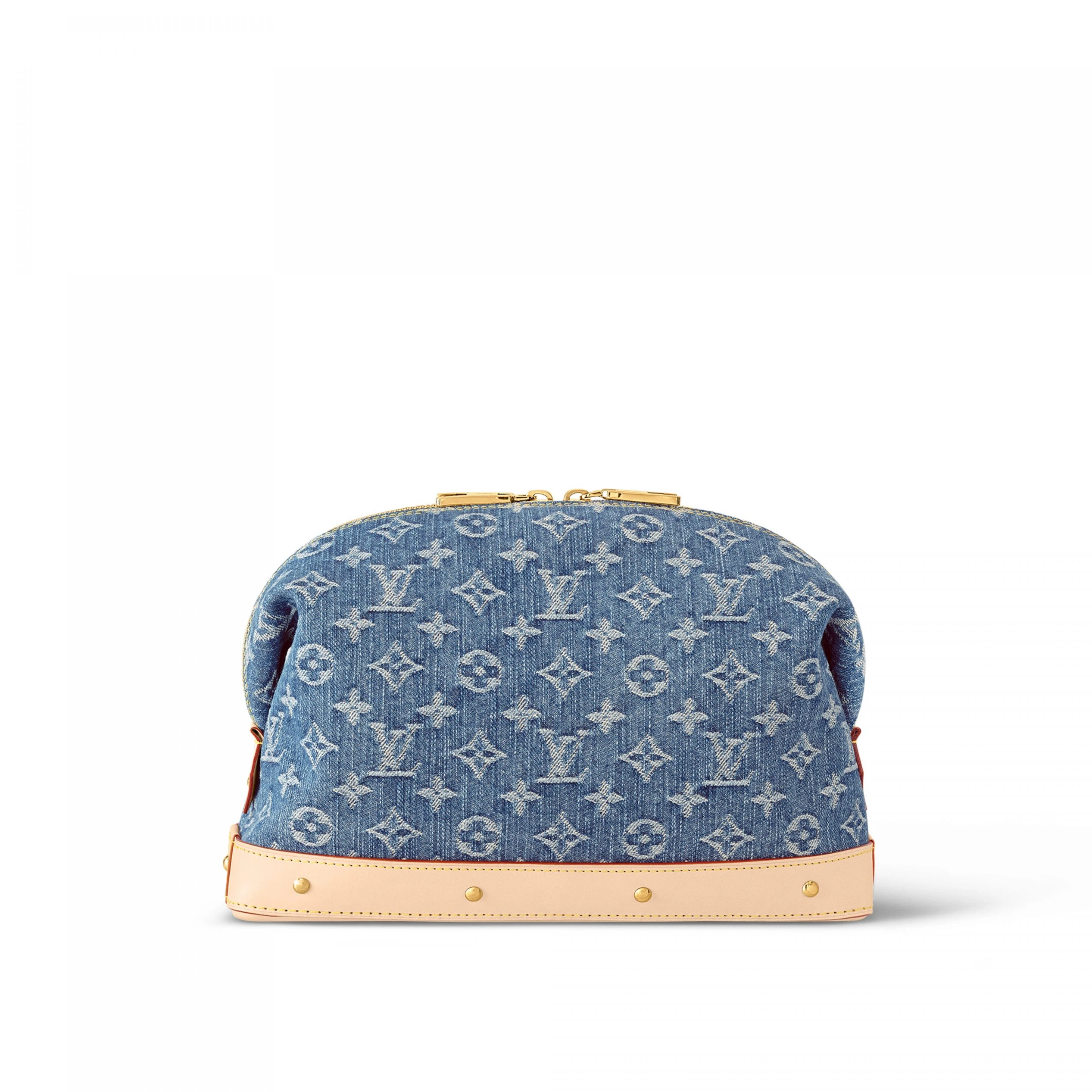 Replica bags lv Louis Vuitton M24317 Pochette Cosmétique GM Denim Blue