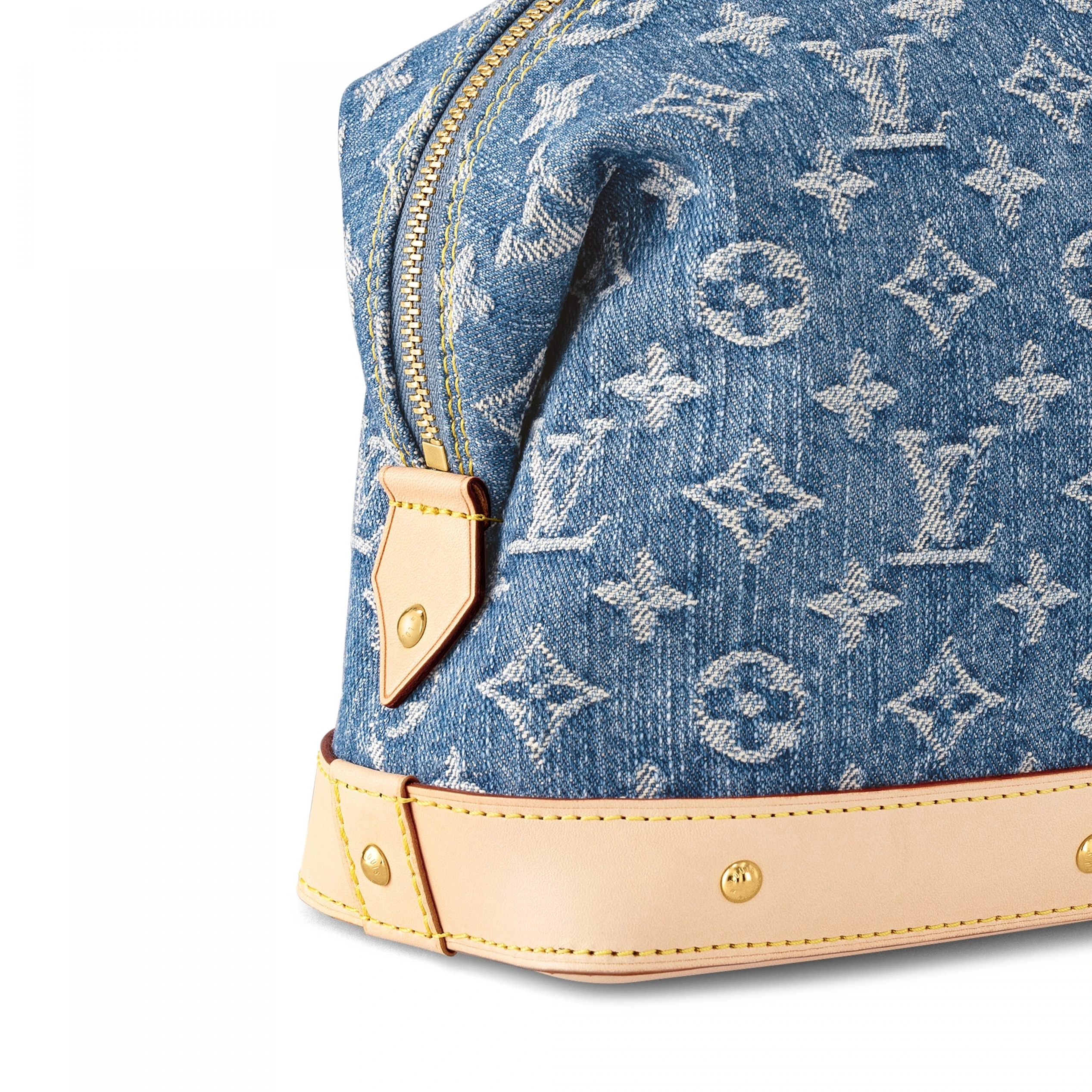 Replica bags lv Louis Vuitton M24317 Pochette Cosmétique GM Denim Blue