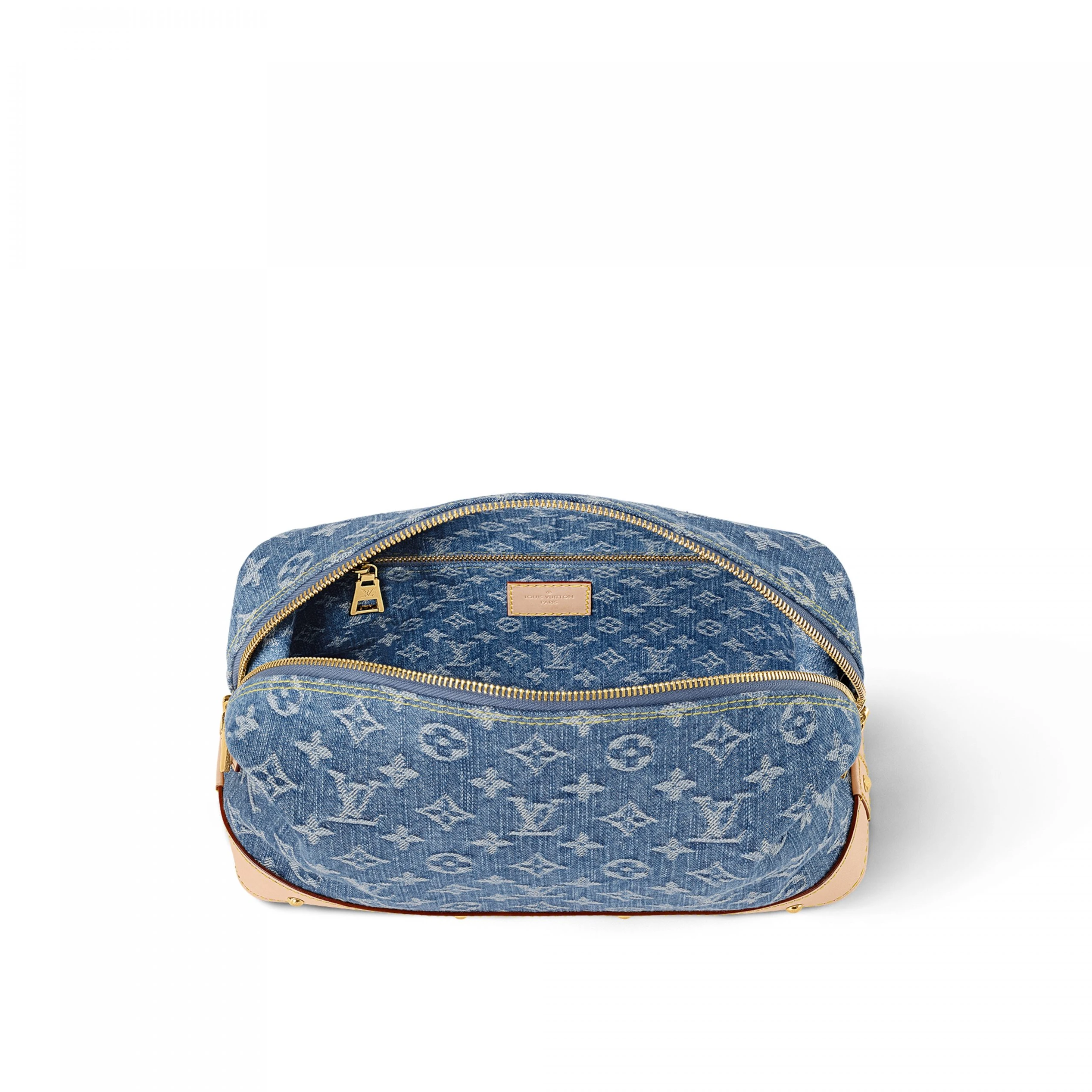 Replica bags lv Louis Vuitton M24317 Pochette Cosmétique GM Denim Blue