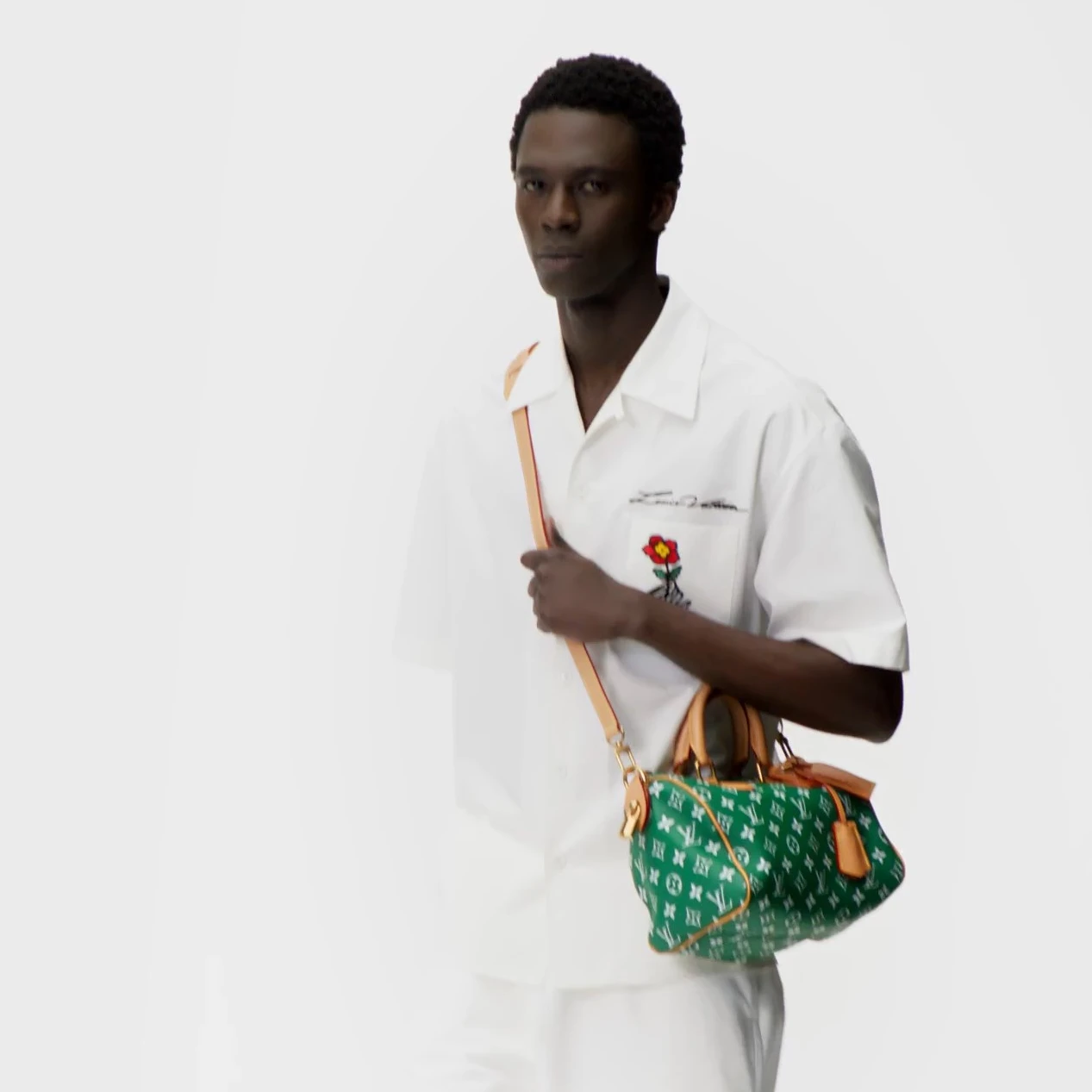Replica bag Louis Vuitton M24423 Speedy P9 Bandoulière 25 Green