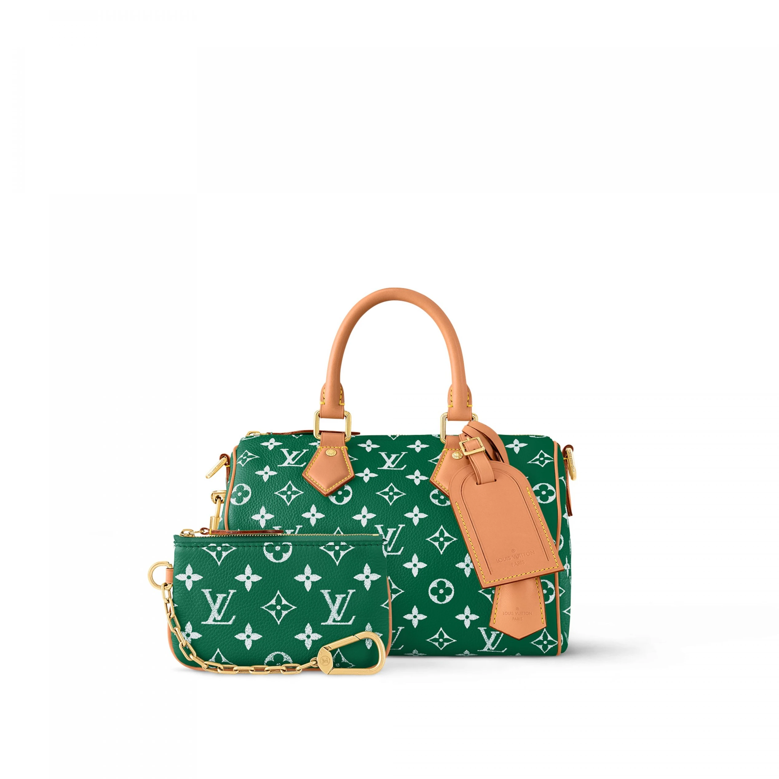 Replica bag Louis Vuitton M24423 Speedy P9 Bandoulière 25 Green