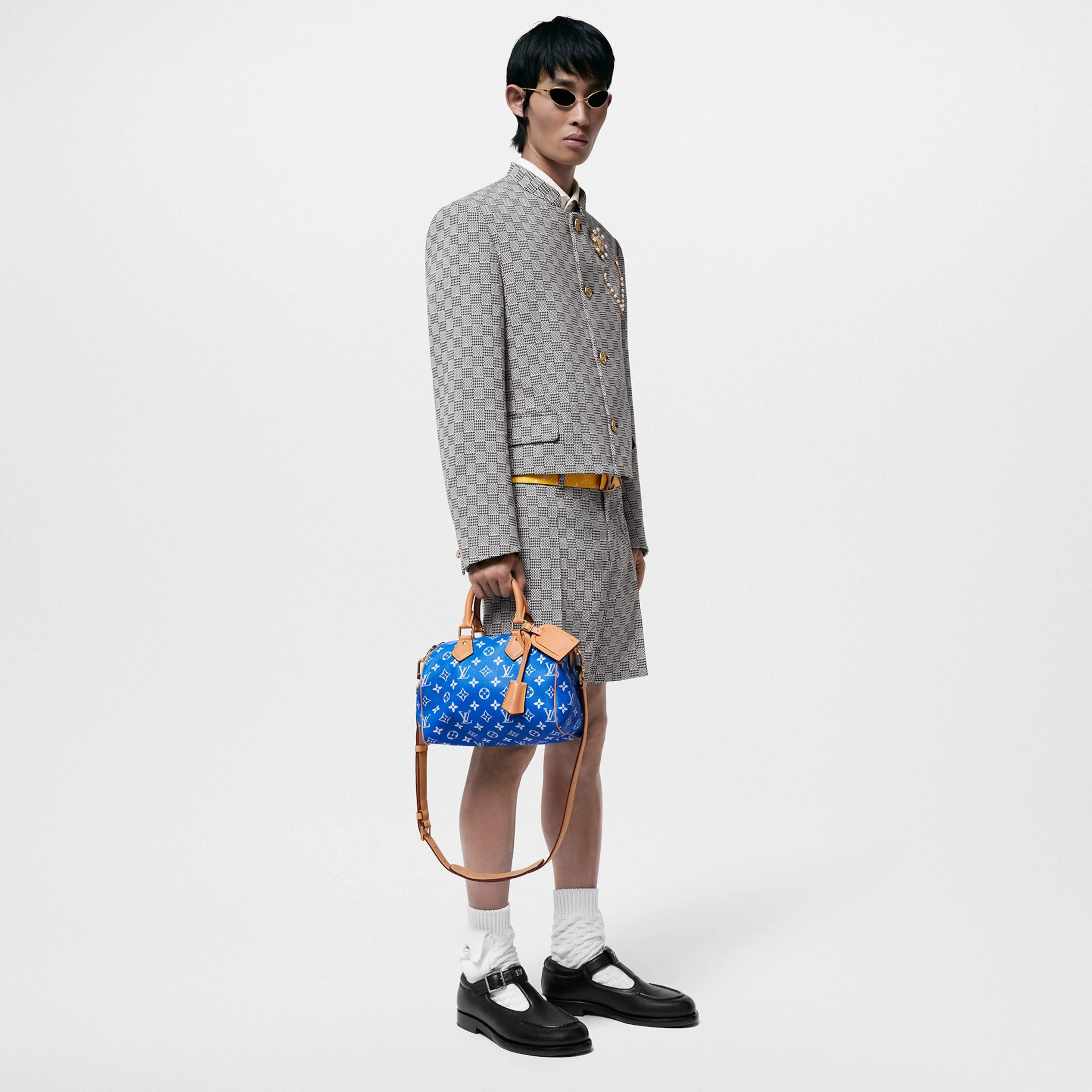 Louis vuitton locations Louis Vuitton M24424 Speedy P9 Bandoulière 25 Blue