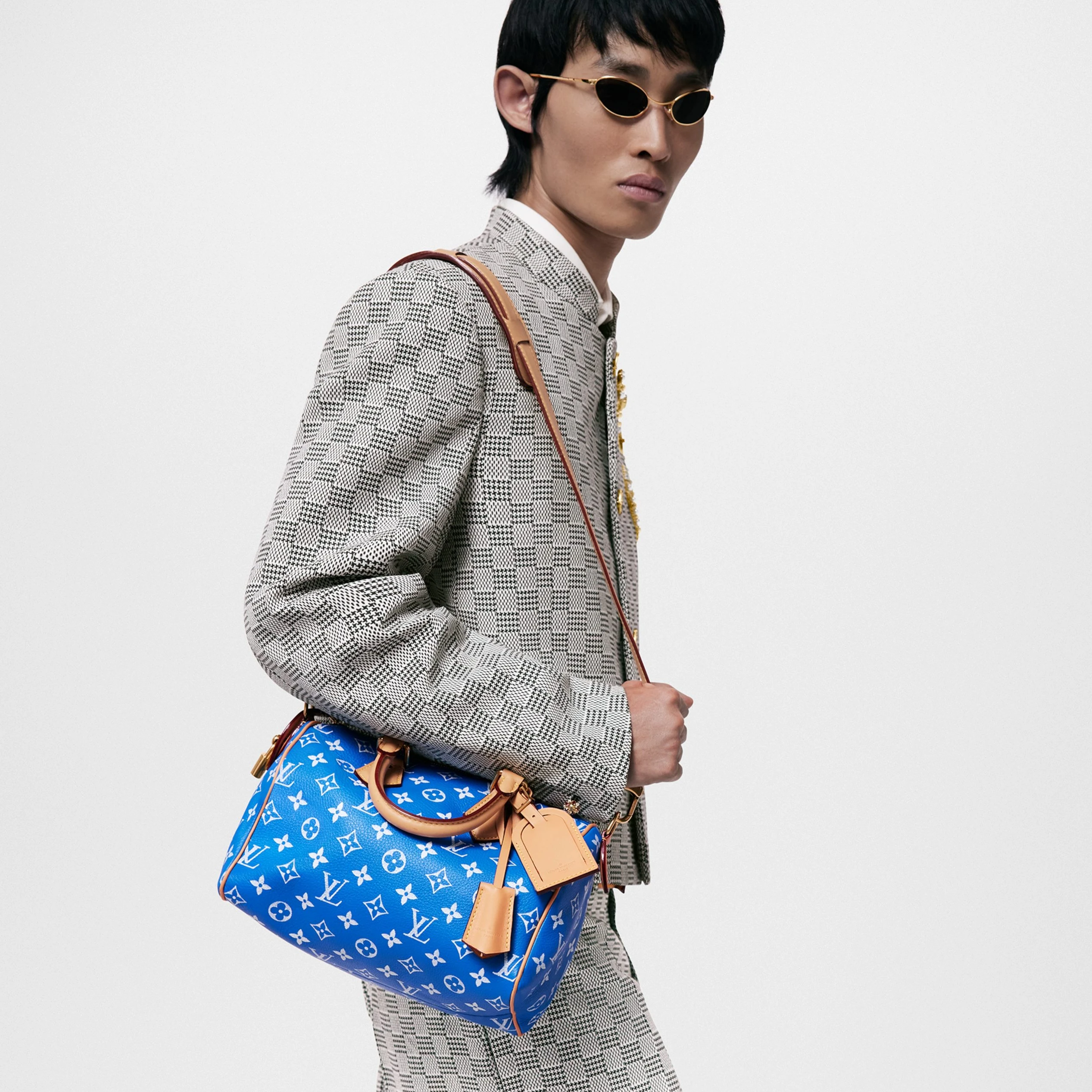 Louis vuitton locations Louis Vuitton M24424 Speedy P9 Bandoulière 25 Blue