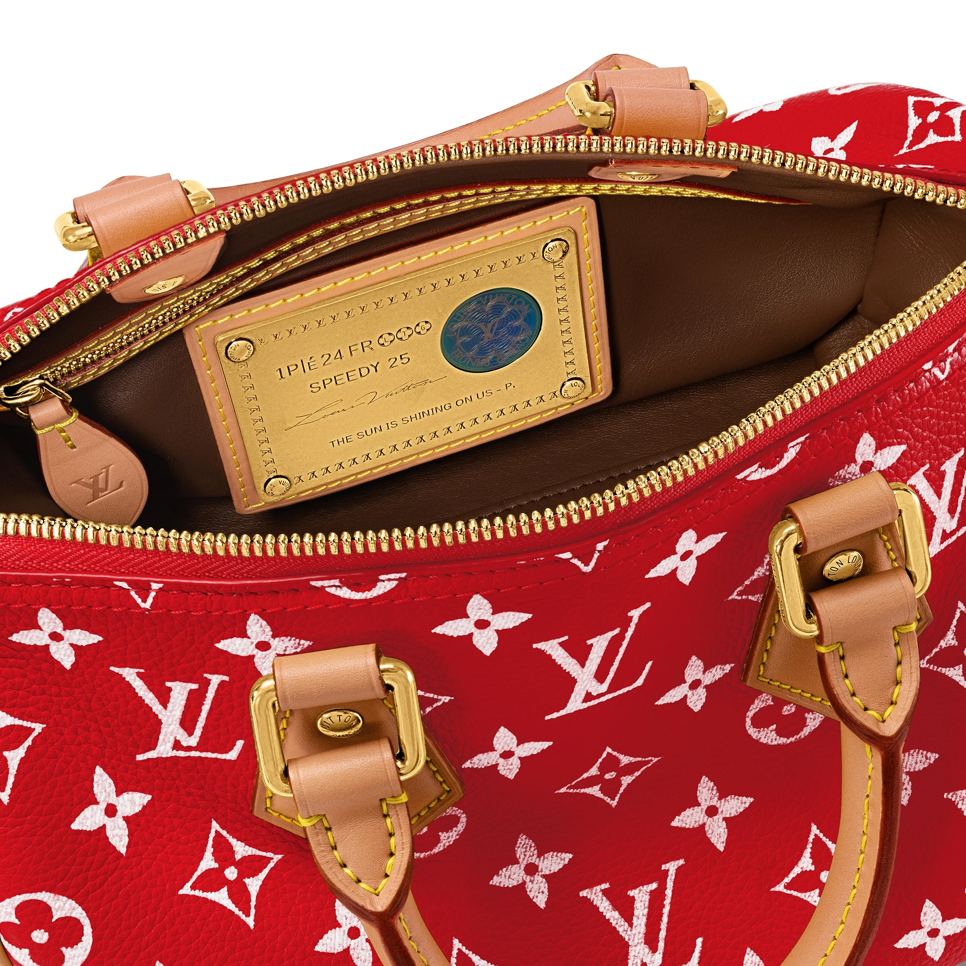 Replica bags lv Louis Vuitton M24425 Speedy P9 Bandoulière 25 Red