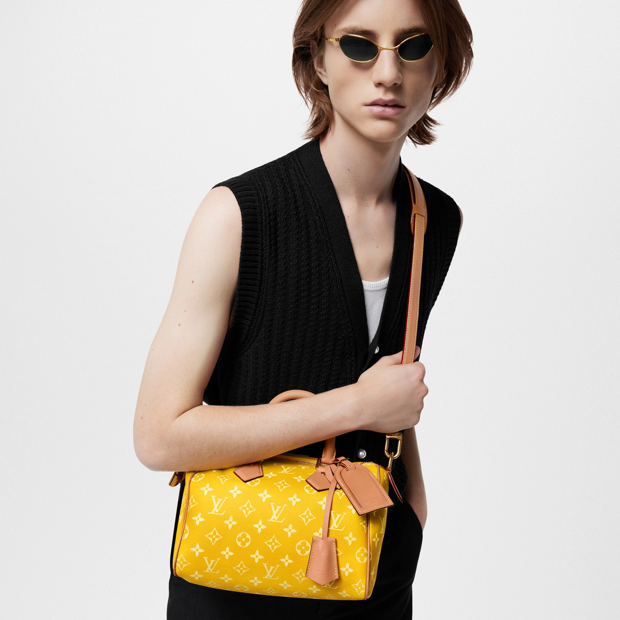 Louis vuitton locations Louis Vuitton M24426 Speedy P9 Bandoulière 25 Yellow