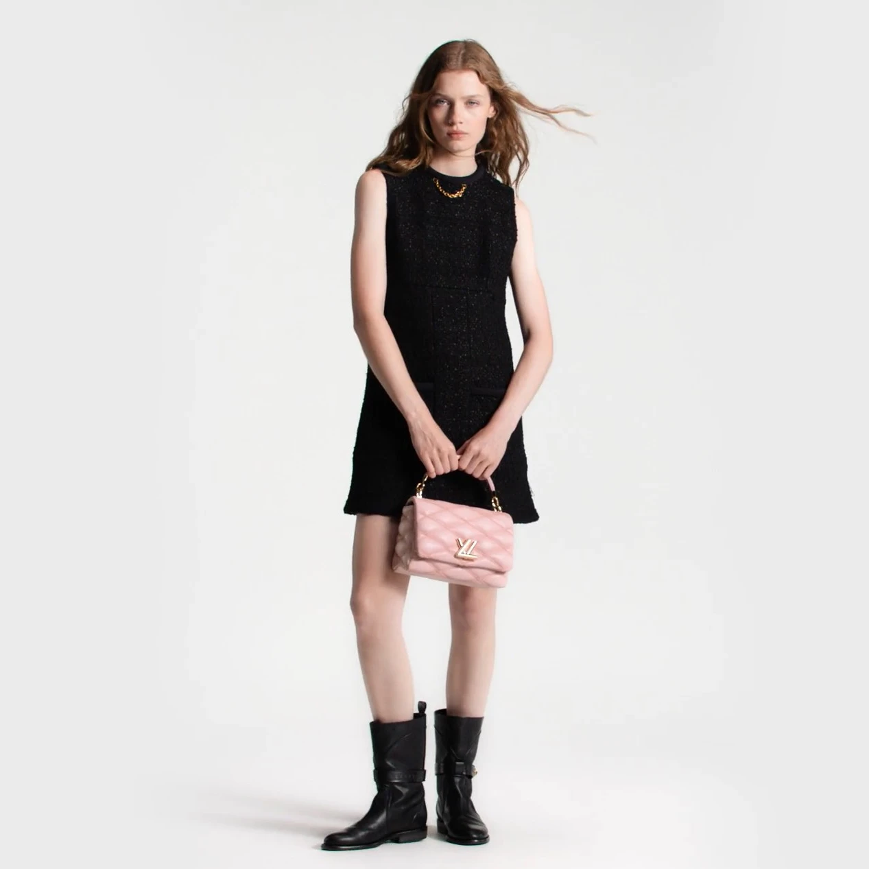 Replica bags Louis Vuitton M24465 GO-14 MM Rosabella Pink