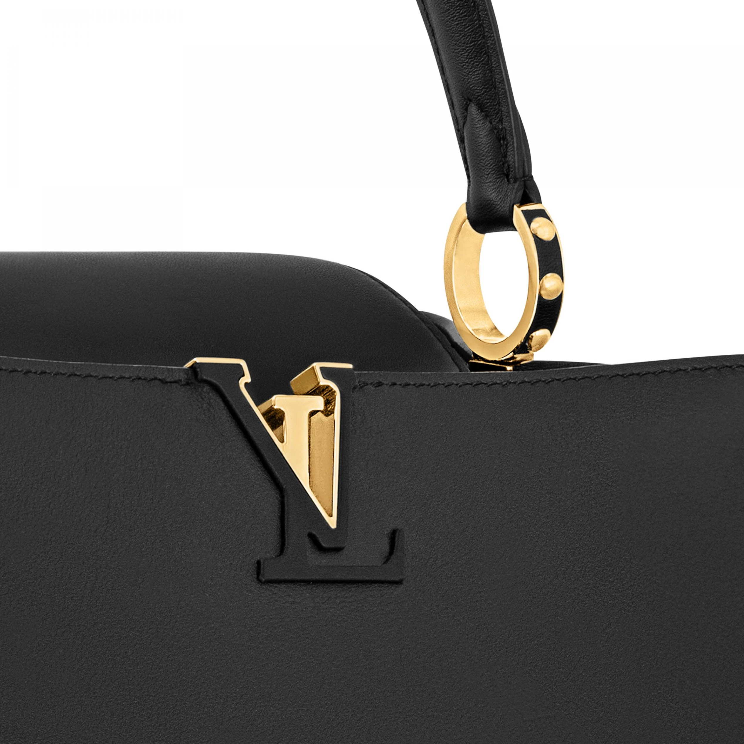 Replica bags Louis Vuitton M24607 Capucines GM Souple Black