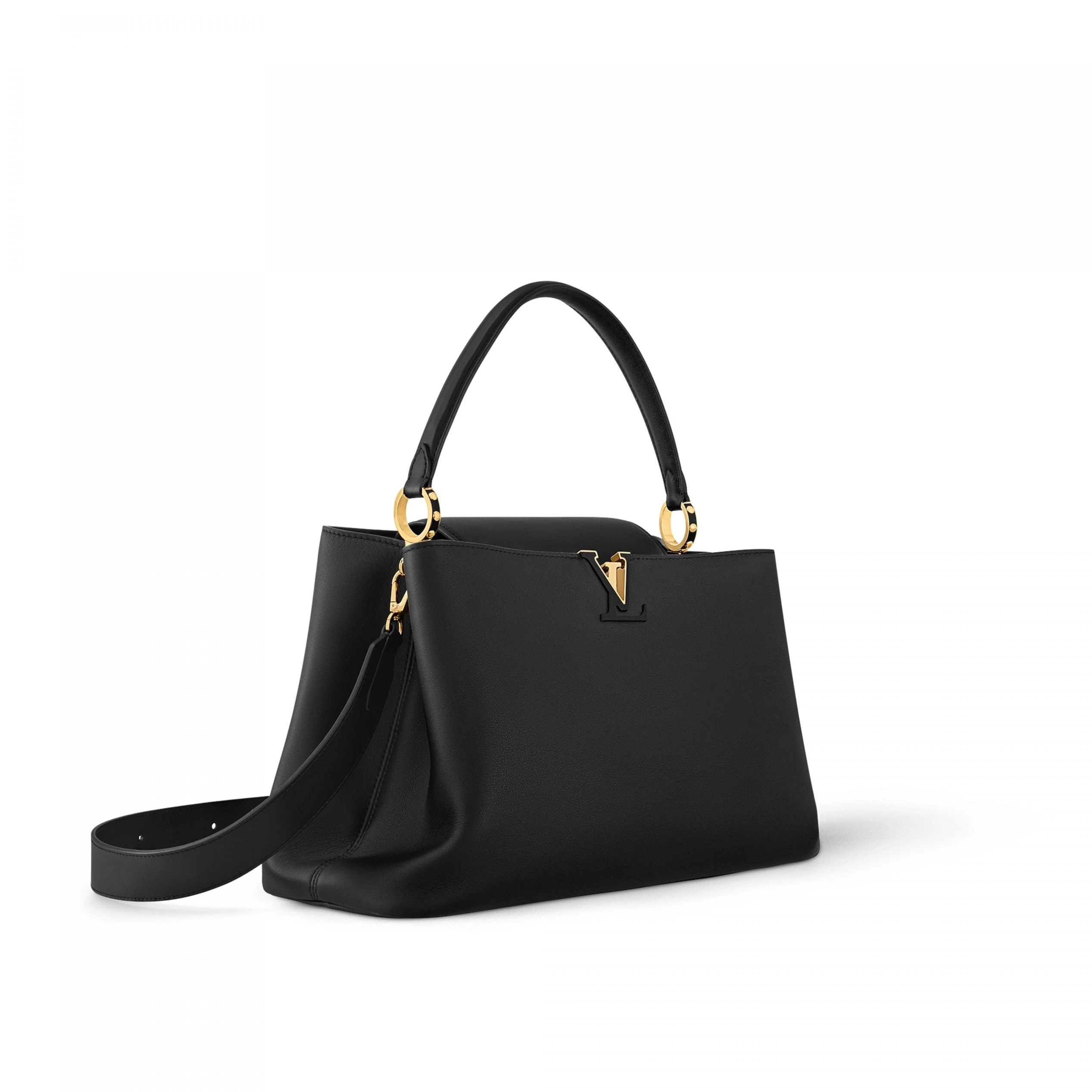 Replica bags Louis Vuitton M24607 Capucines GM Souple Black