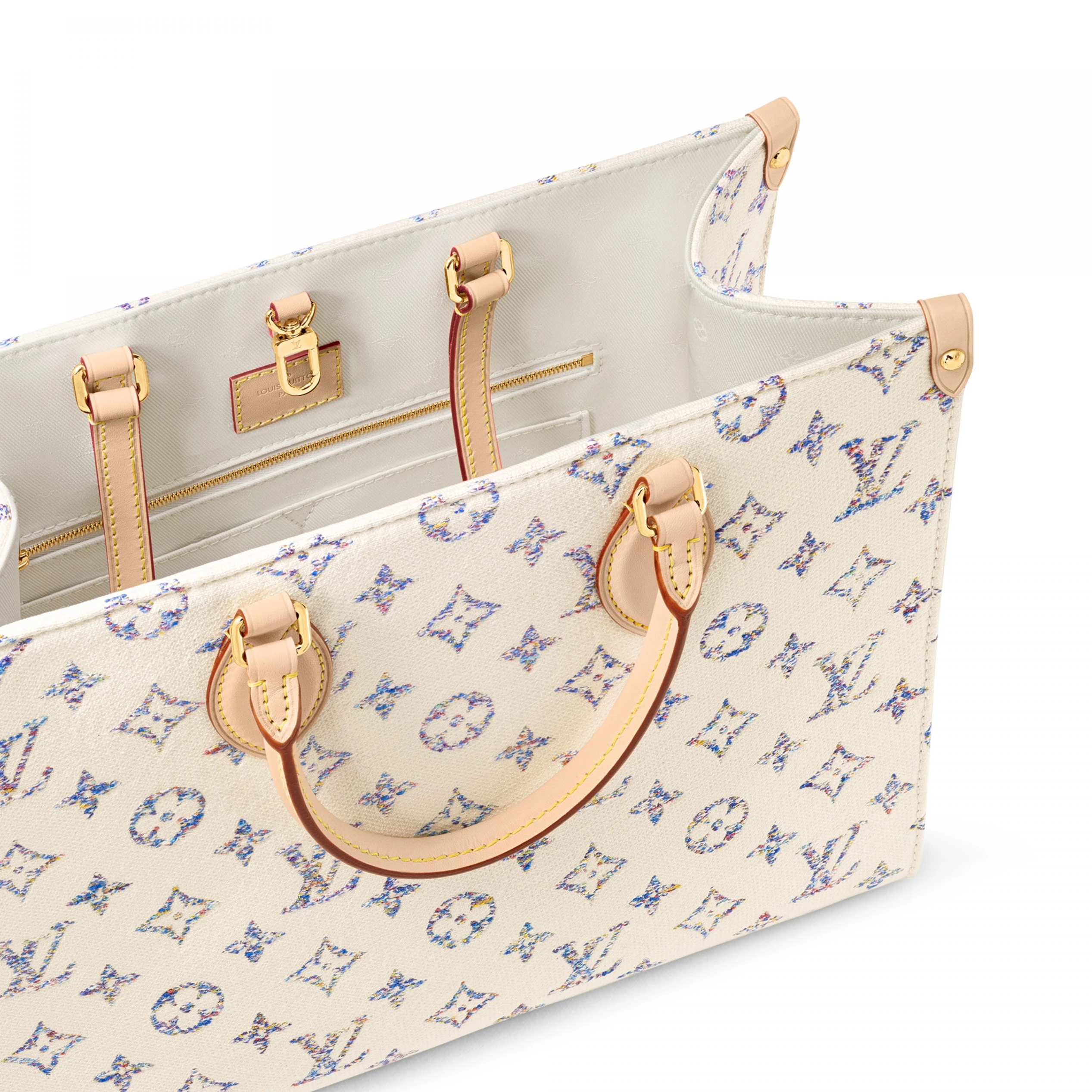 Replica bags lv Louis Vuitton M24708 OnTheGo MM Multicolor Beige