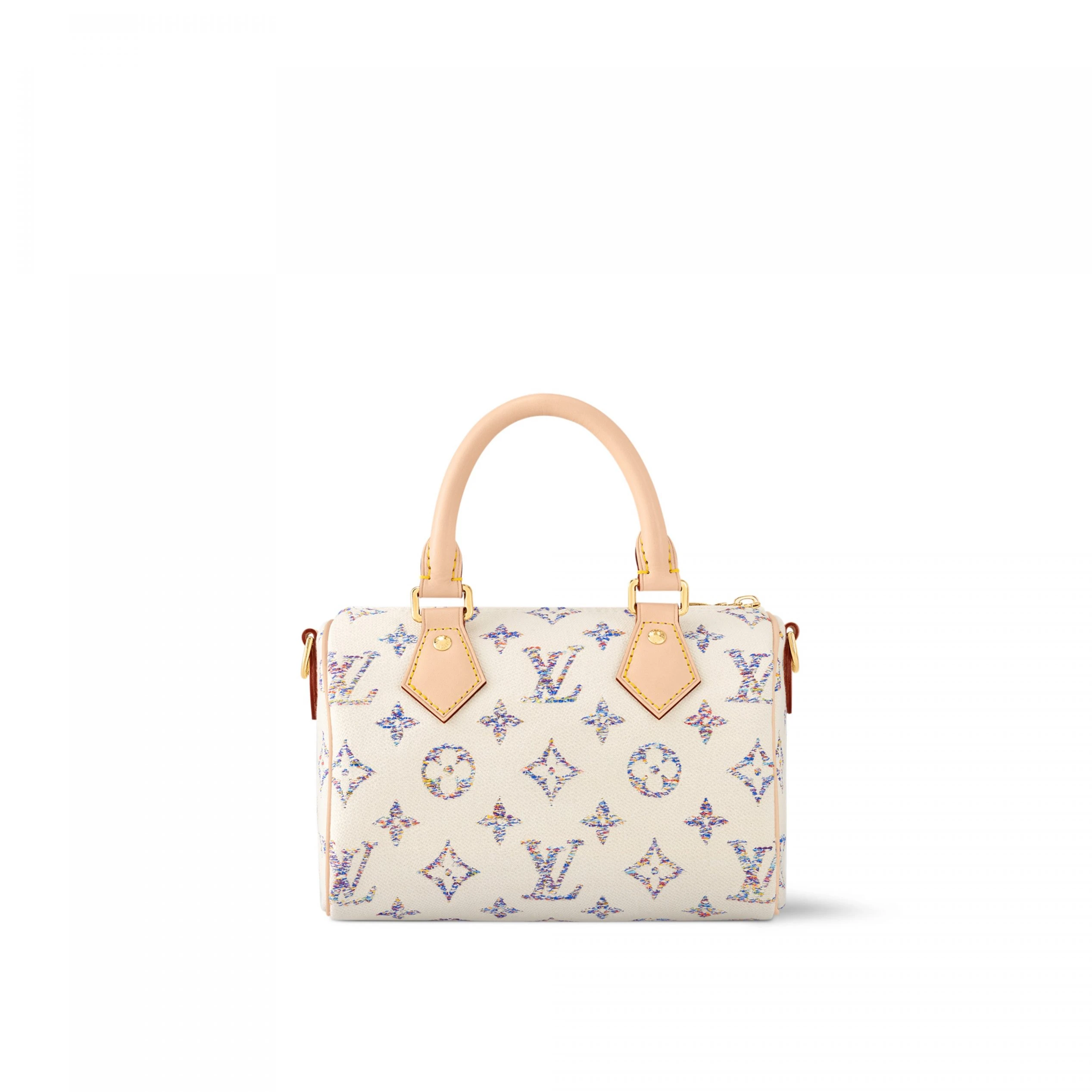 Replica bags Louis Vuitton M24709 Speedy Bandoulière 20 Multicolor Beige