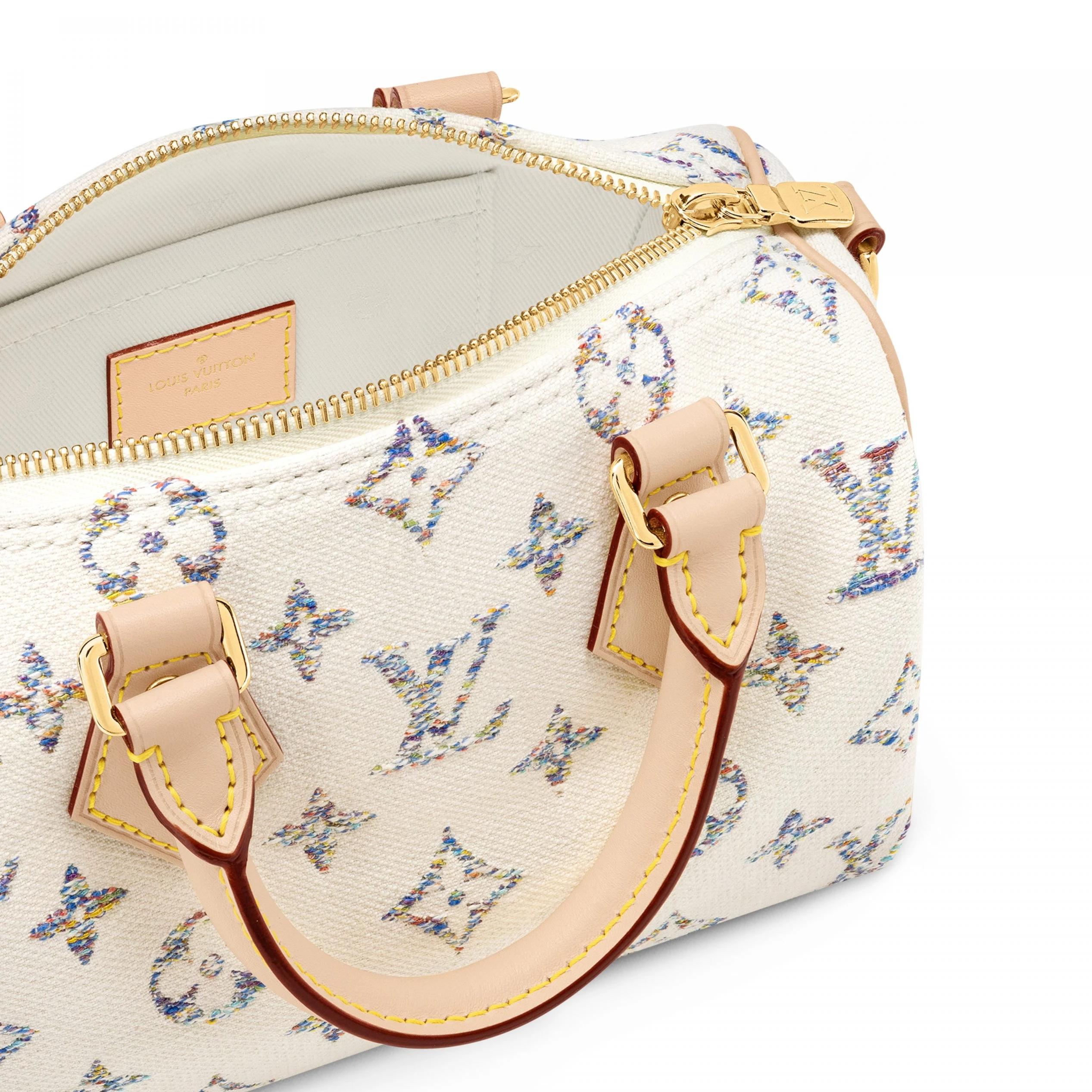 Replica bags Louis Vuitton M24709 Speedy Bandoulière 20 Multicolor Beige