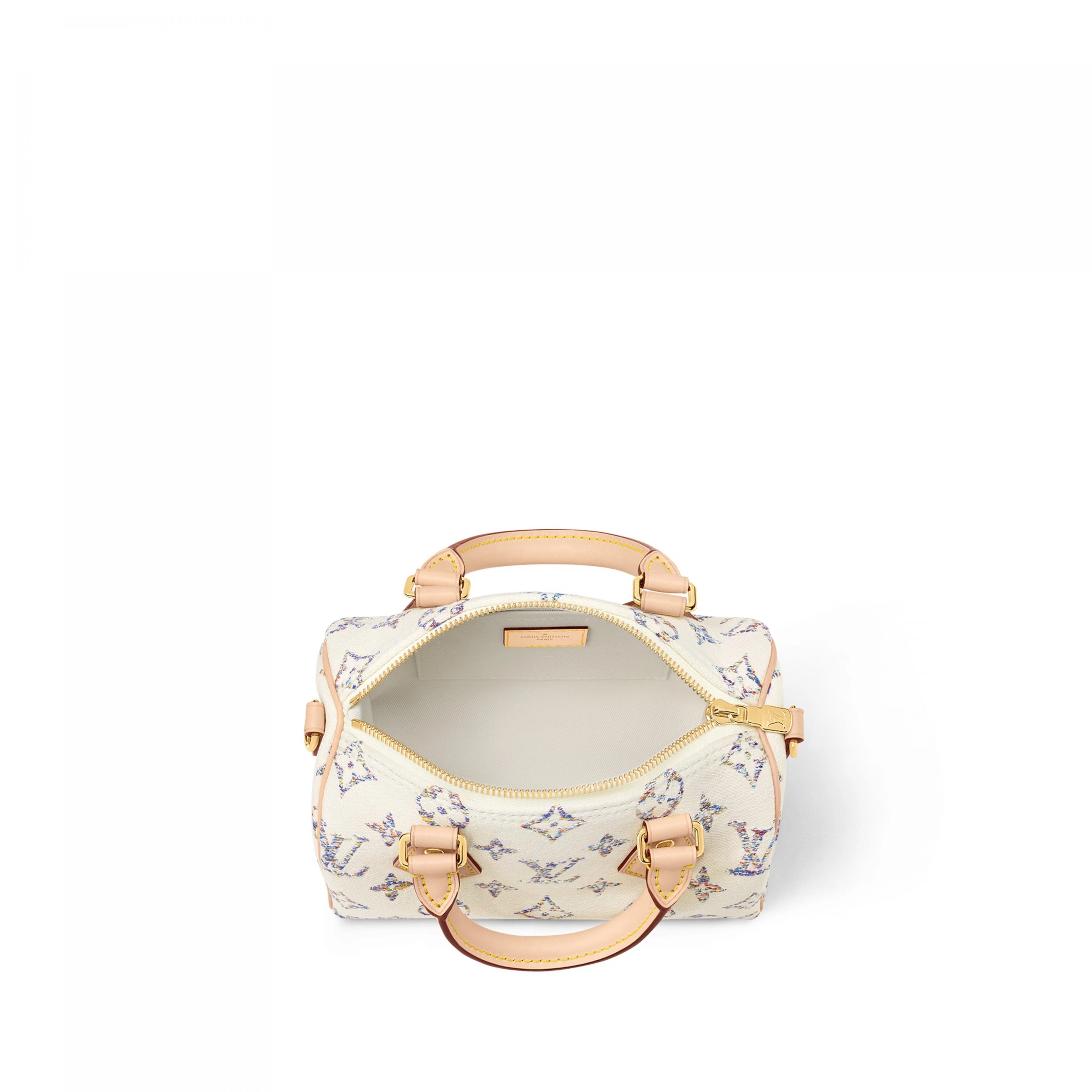 Replica bags Louis Vuitton M24709 Speedy Bandoulière 20 Multicolor Beige