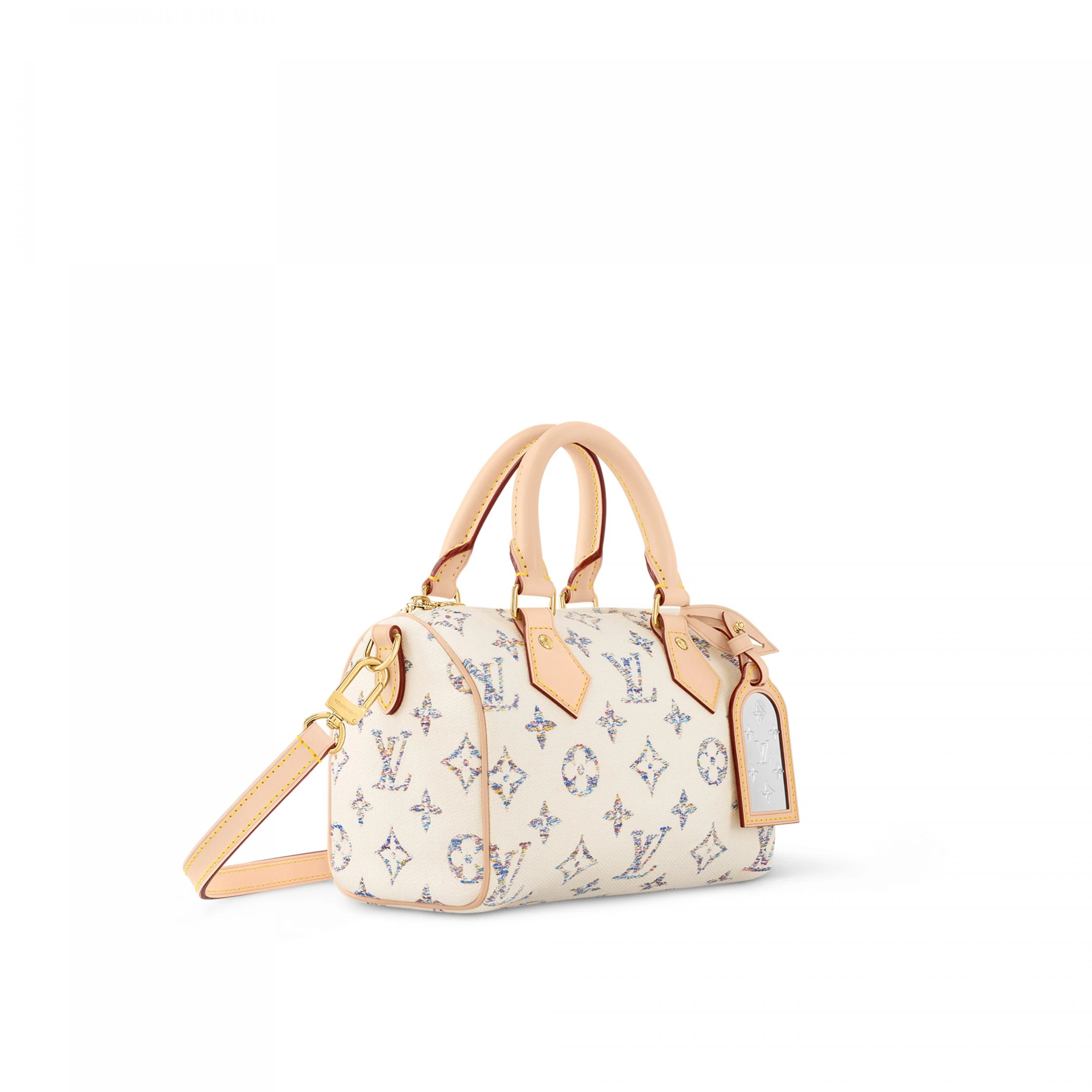 Replica bags Louis Vuitton M24709 Speedy Bandoulière 20 Multicolor Beige