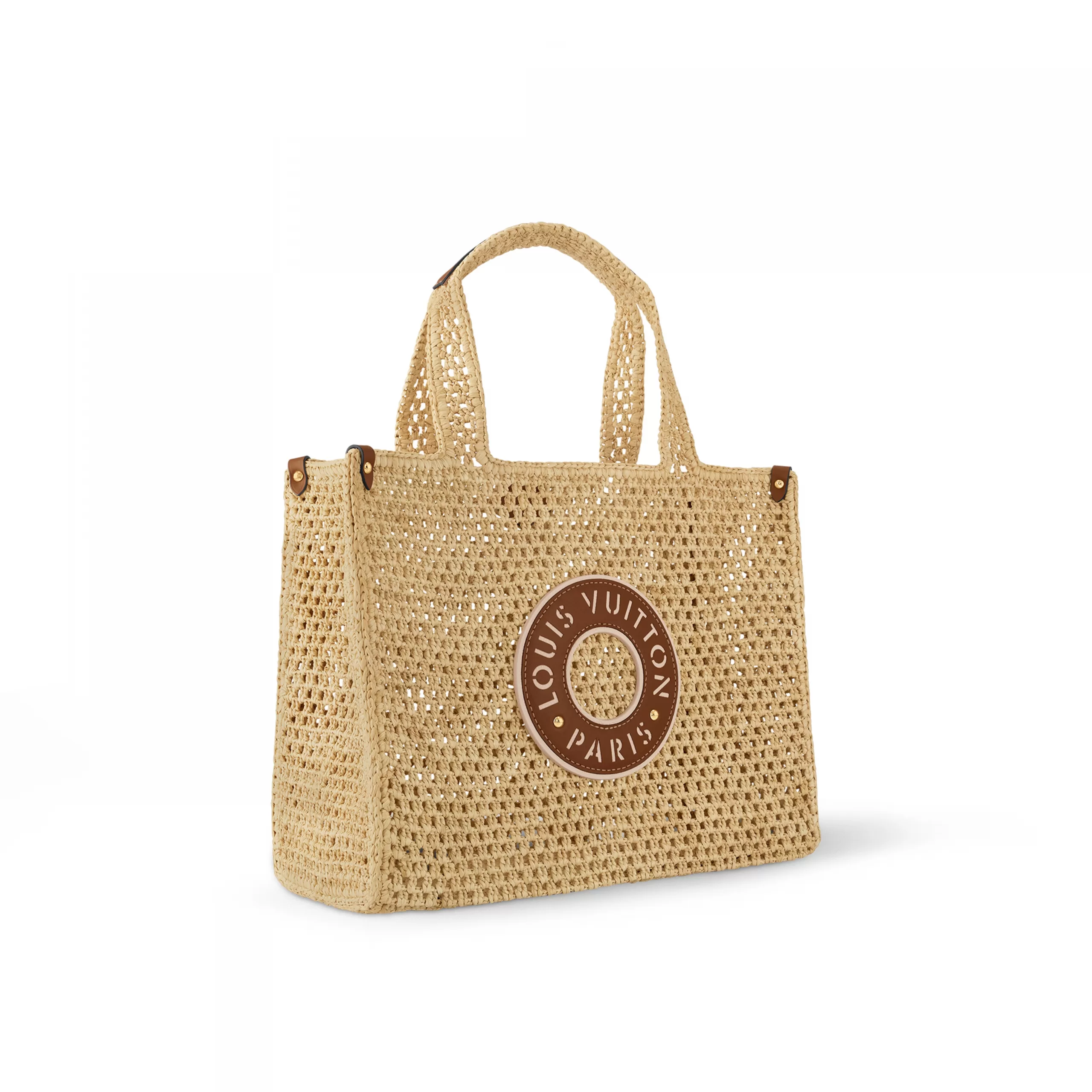 Replica bags lv Louis Vuitton M24723 OnTheGo MM Natural Tan