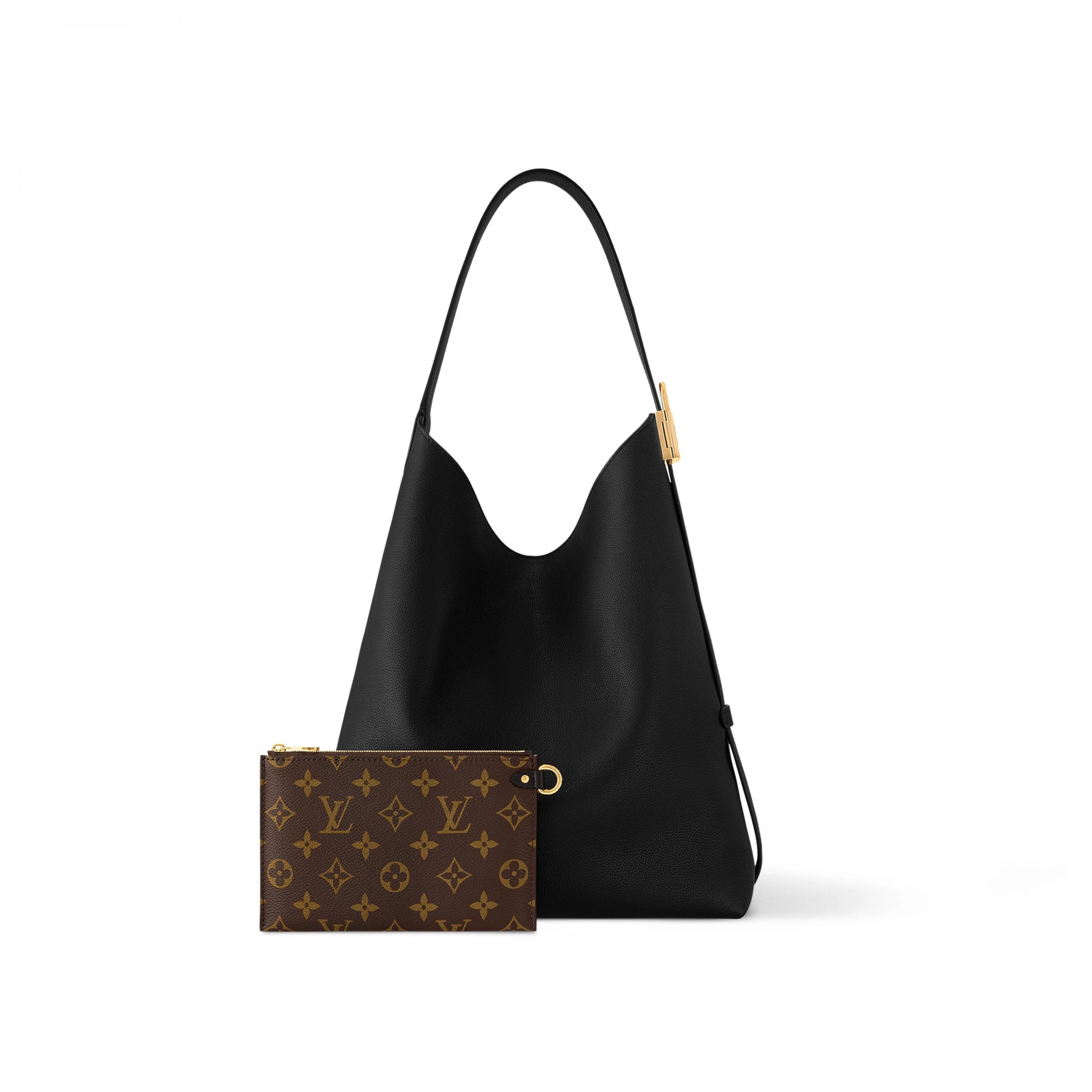 Mythick.ru Louis Vuitton M24856 Low Key Hobo MM Black