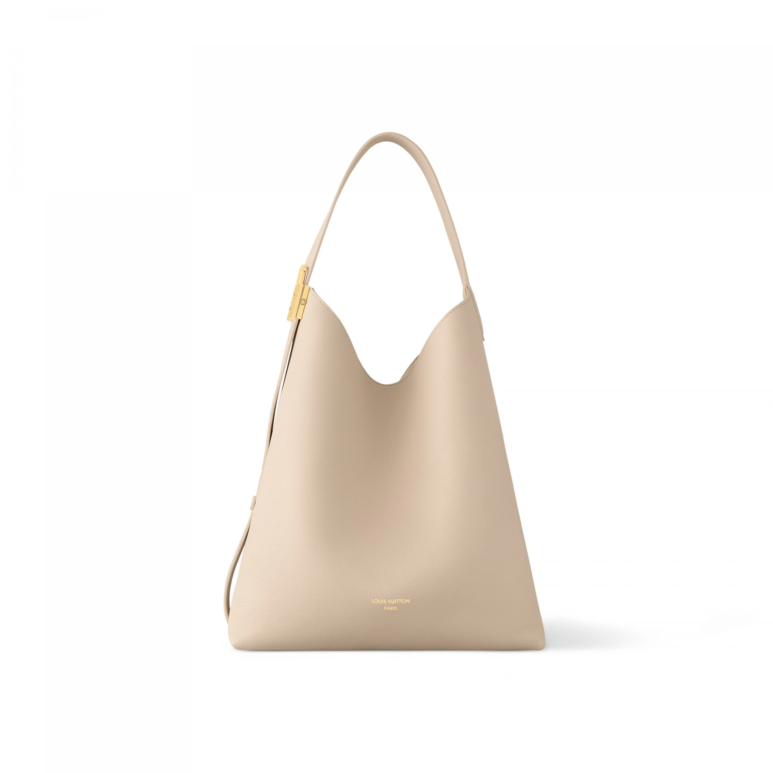 Louis Vuitton M25022 Low Key Hobo MM Limestone Gray