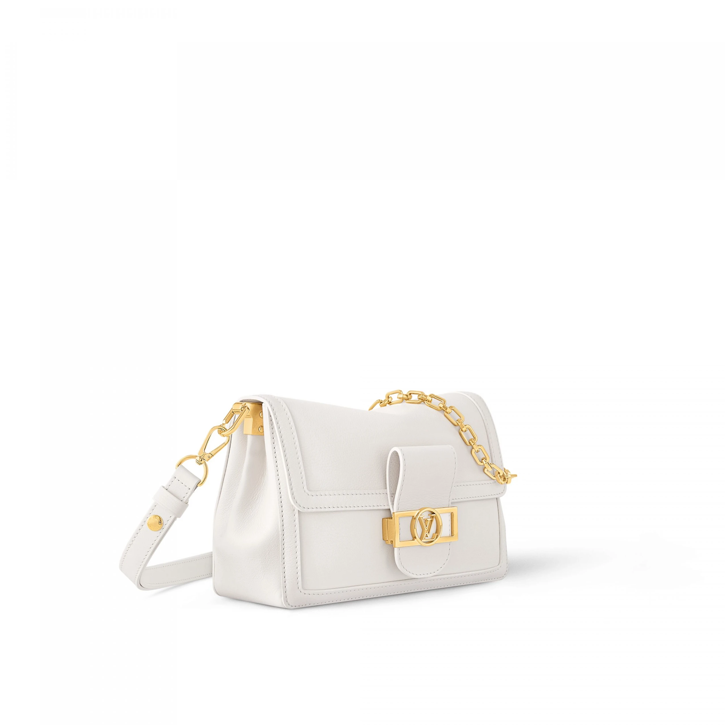 Replica bags Louis Vuitton M25050 Dauphine Soft MM White