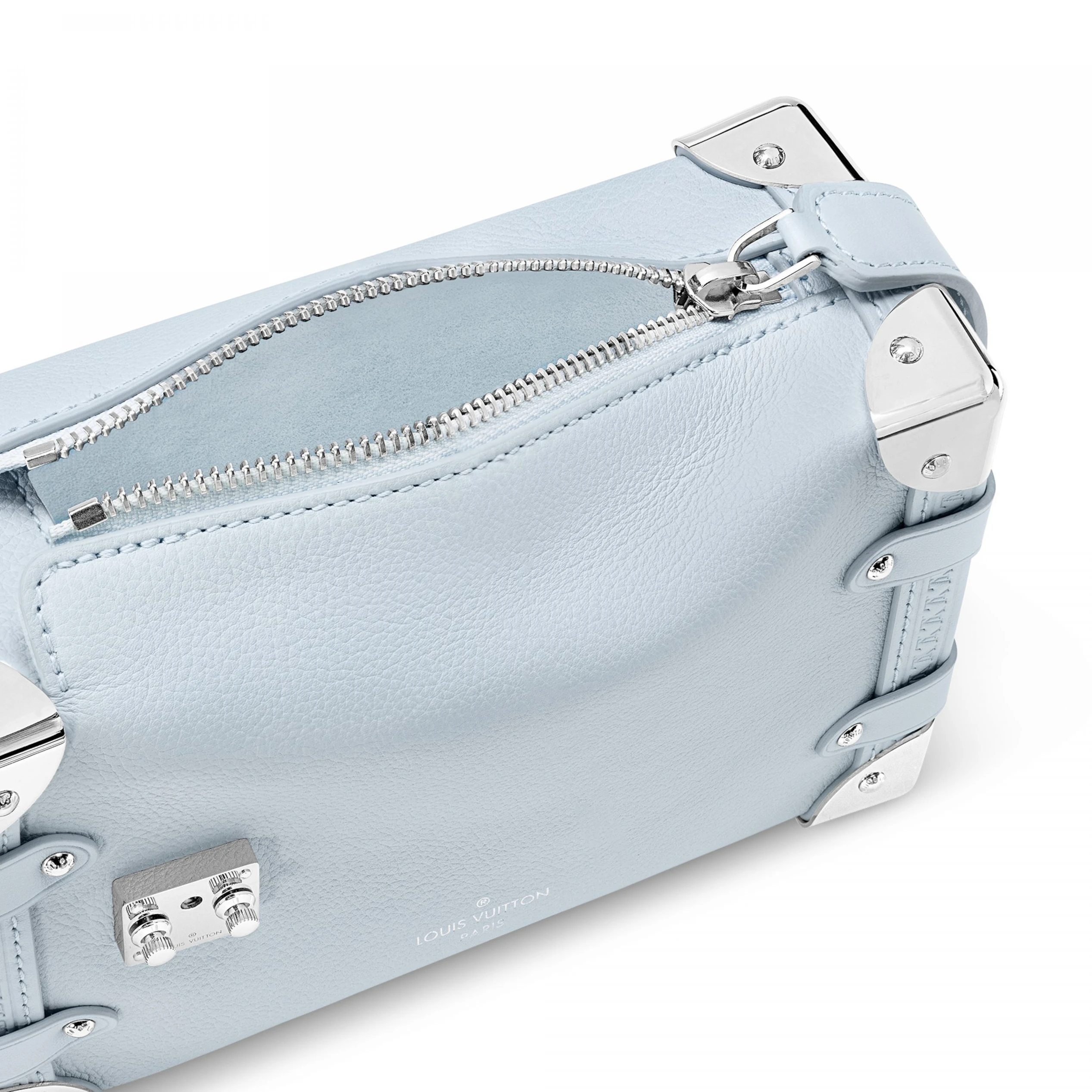 Louis vuitton locations Louis Vuitton M25067 Side Trunk PM Olympe Blue