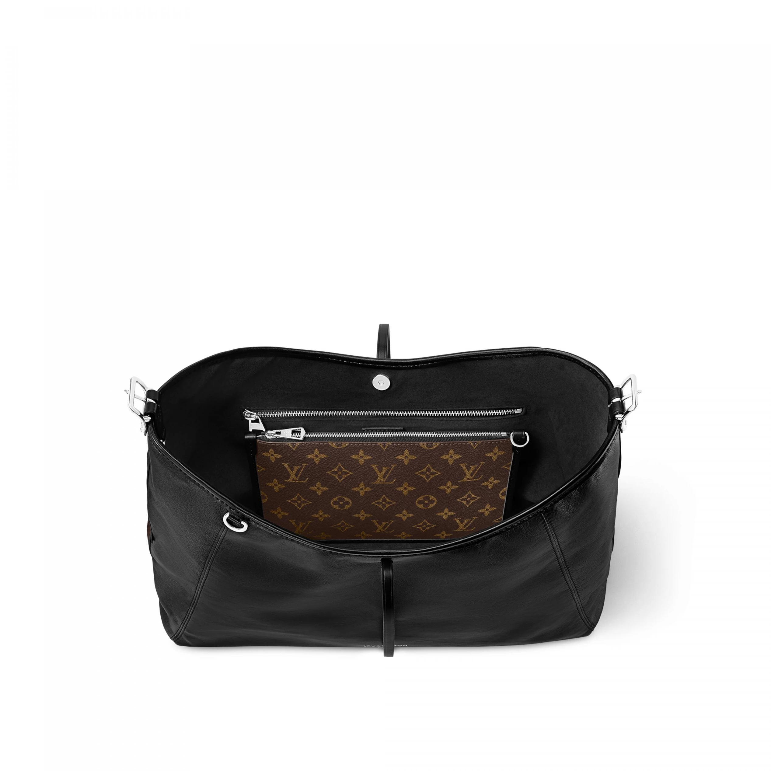 Lv belts replica Louis Vuitton M25143 CarryAll Dark MM Black