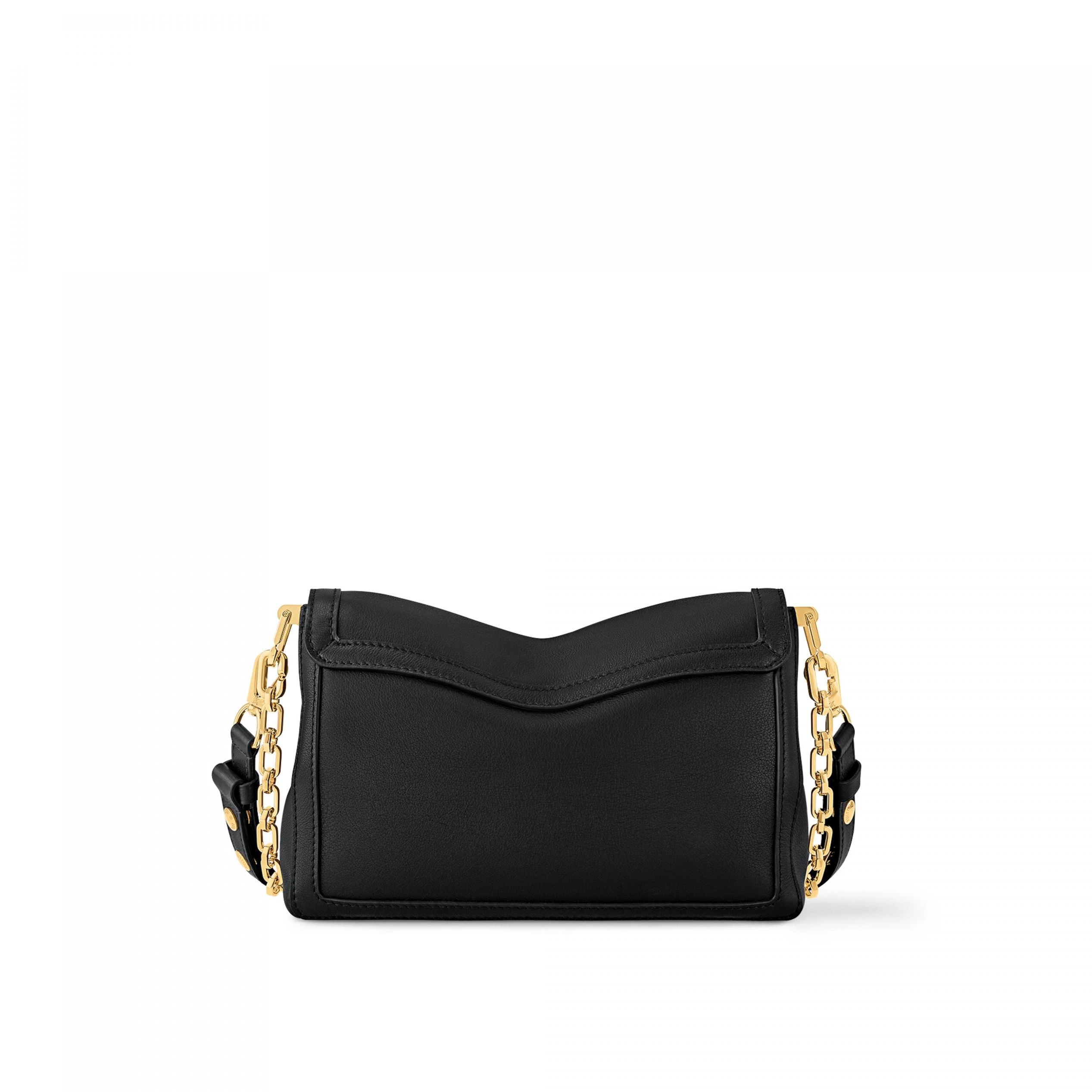 Top lv Louis Vuitton M25209 Dauphine Soft MM Black