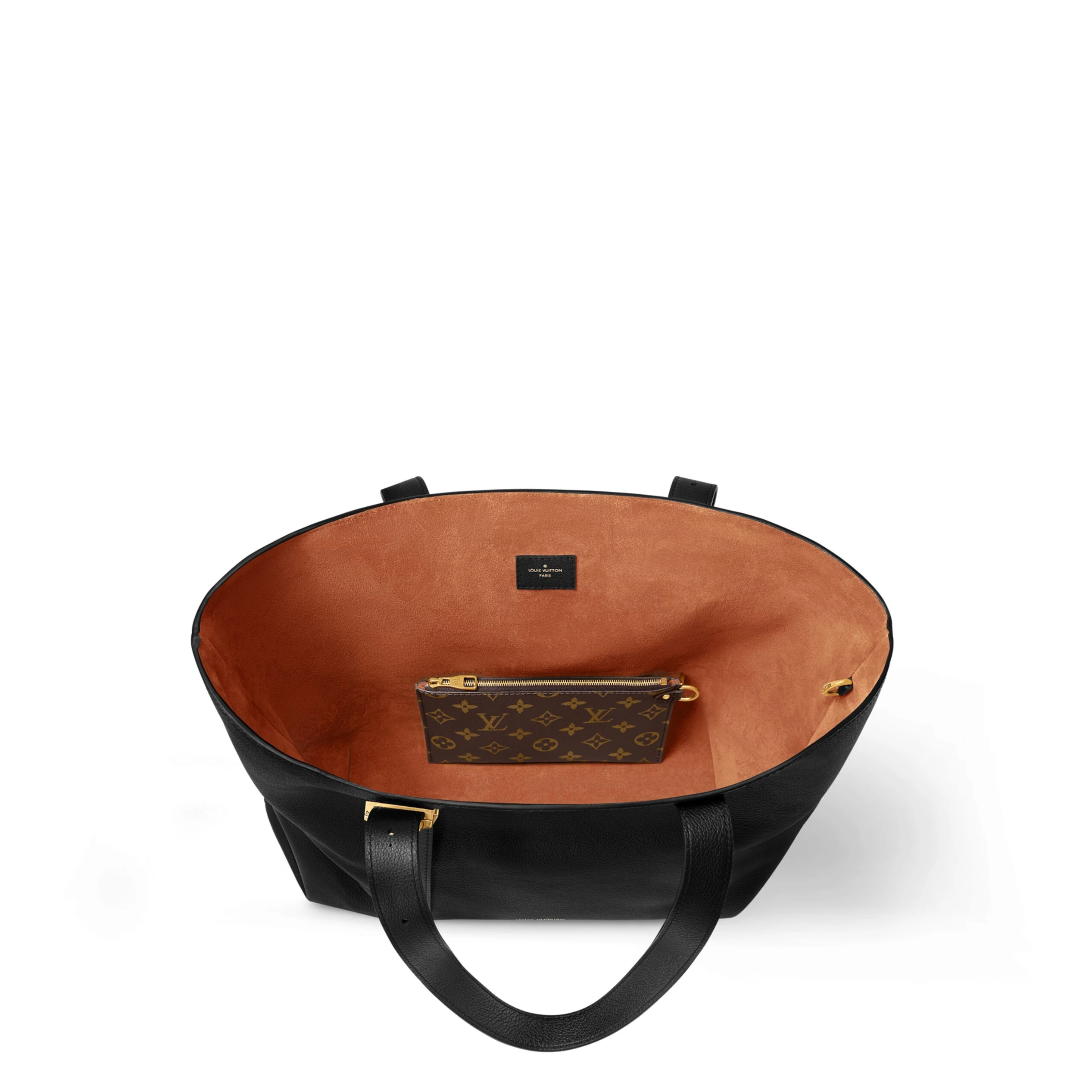 Top lv Louis Vuitton M25341 Low Key Cabas MM Black