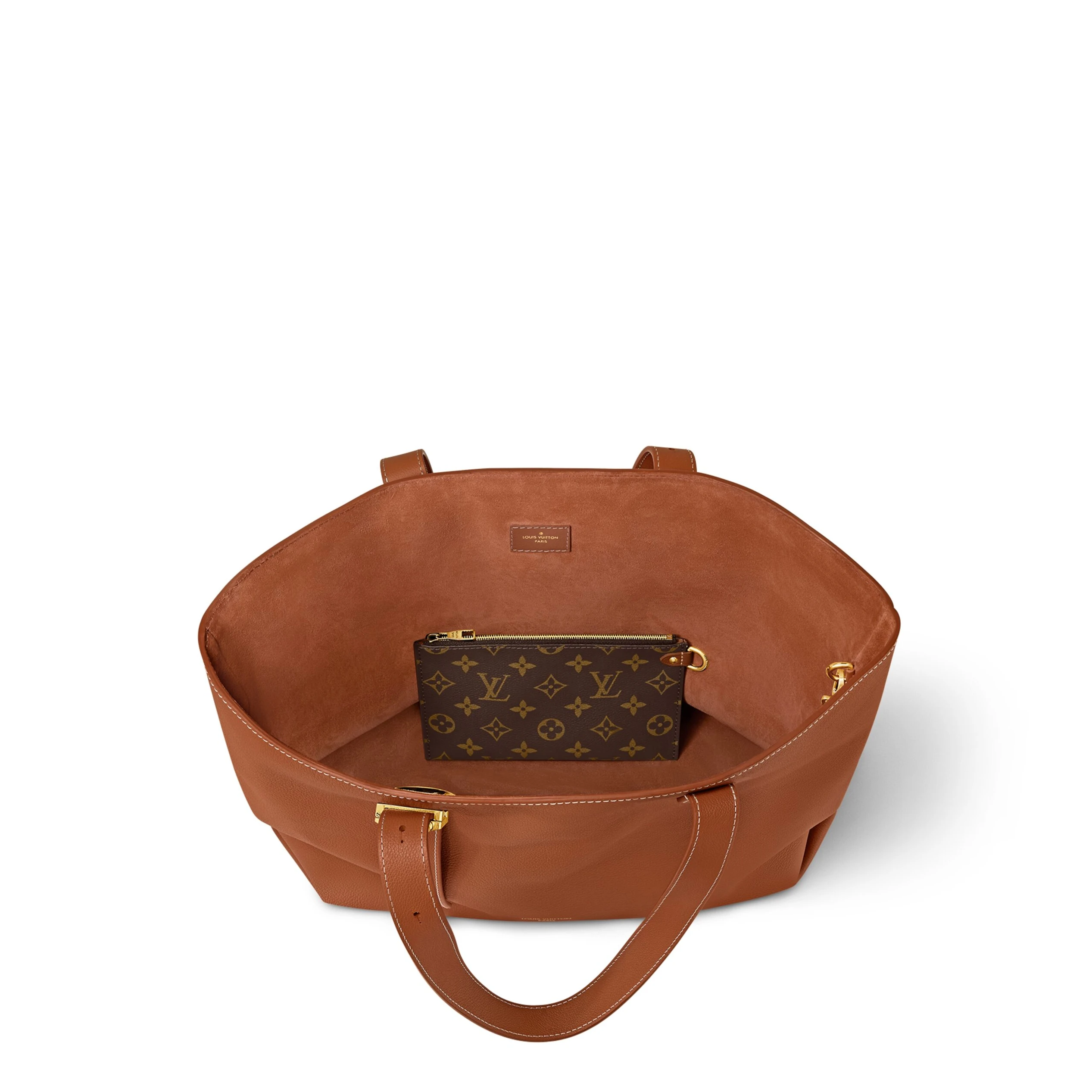 Replica bag Louis Vuitton M25342 Low Key Cabas MM Cognac Brown