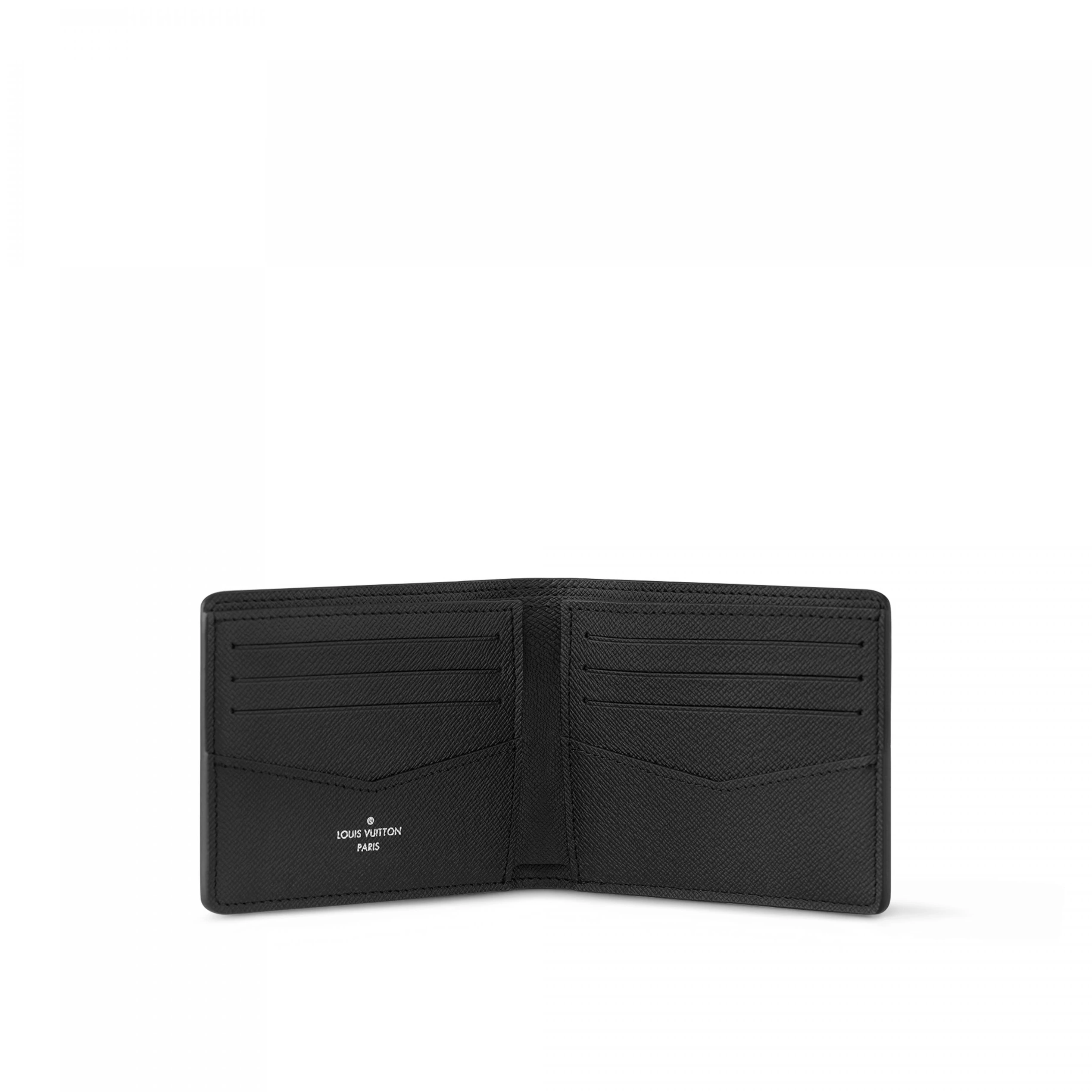 Top lv Louis Vuitton M30539 SLENDER WALLET Taiga Leather